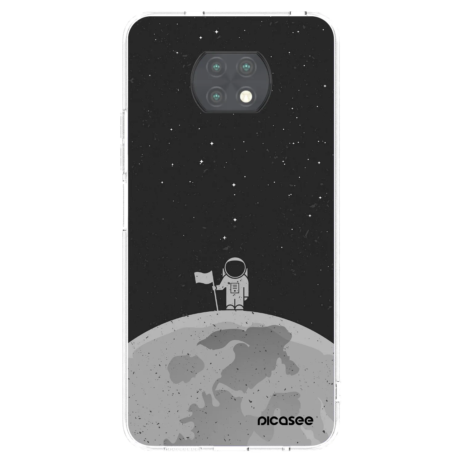 Picasee husă transparentă din silicon pentru Xiaomi Redmi Note 9T - Astronaut