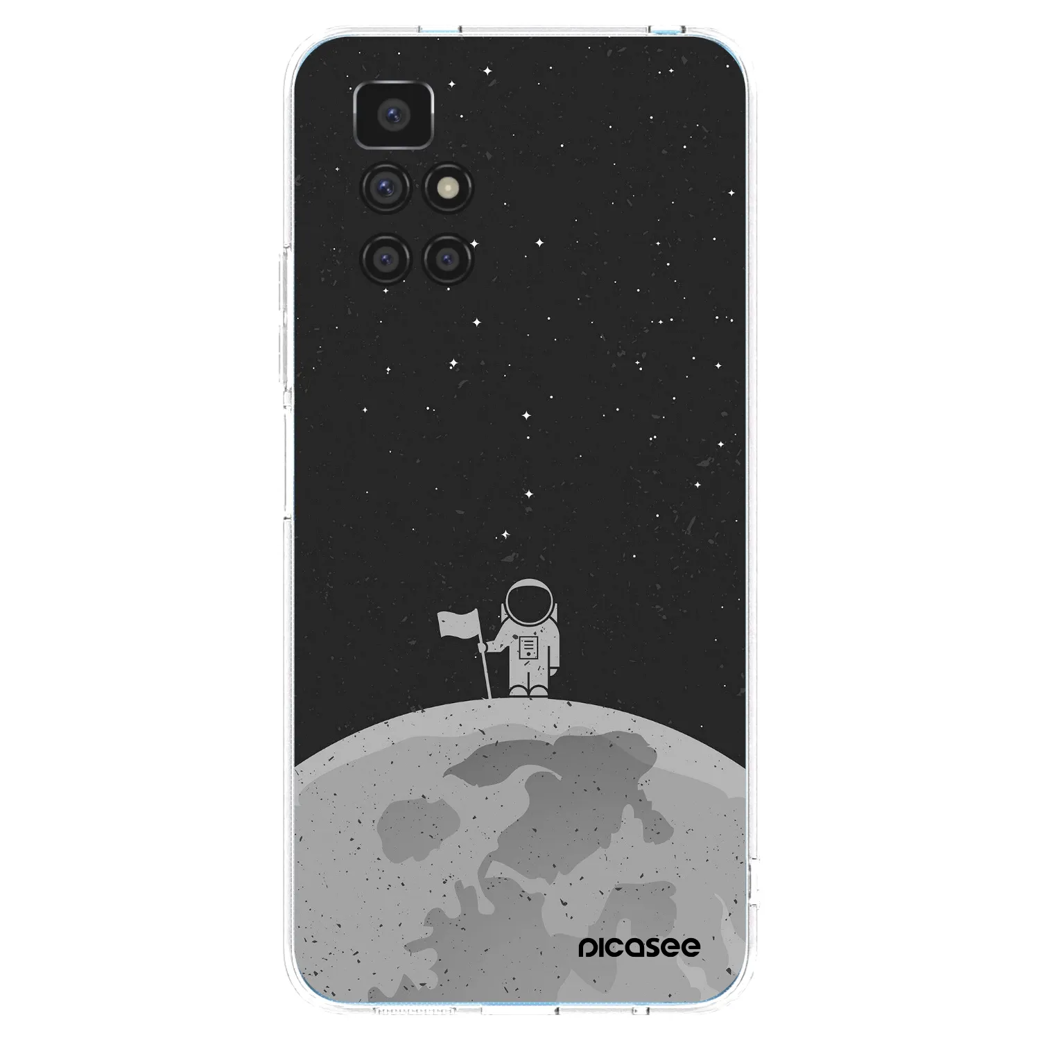 Picasee husă transparentă din silicon pentru Xiaomi Redmi 10 - Astronaut