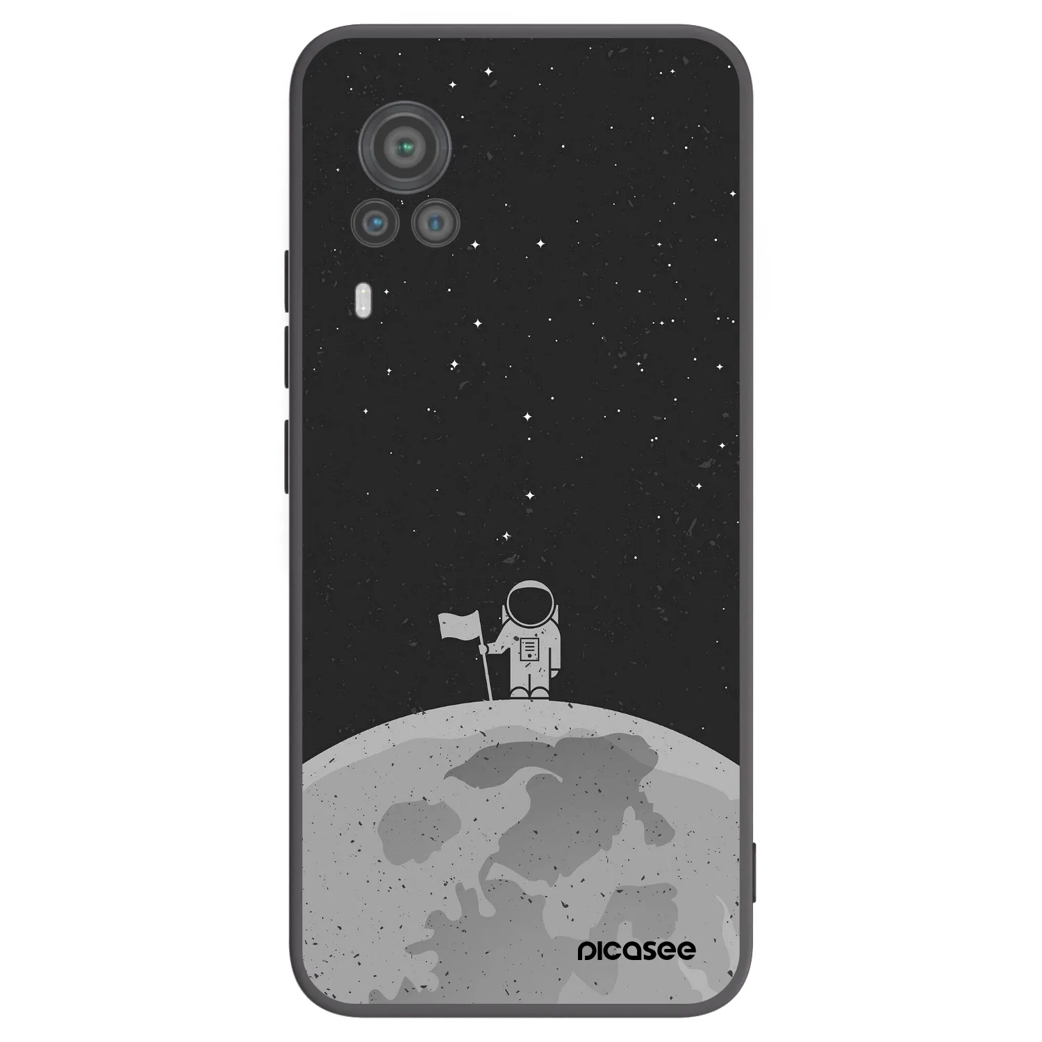 Picasee husă neagră din silicon pentru Vivo X60 Pro 5G - Astronaut