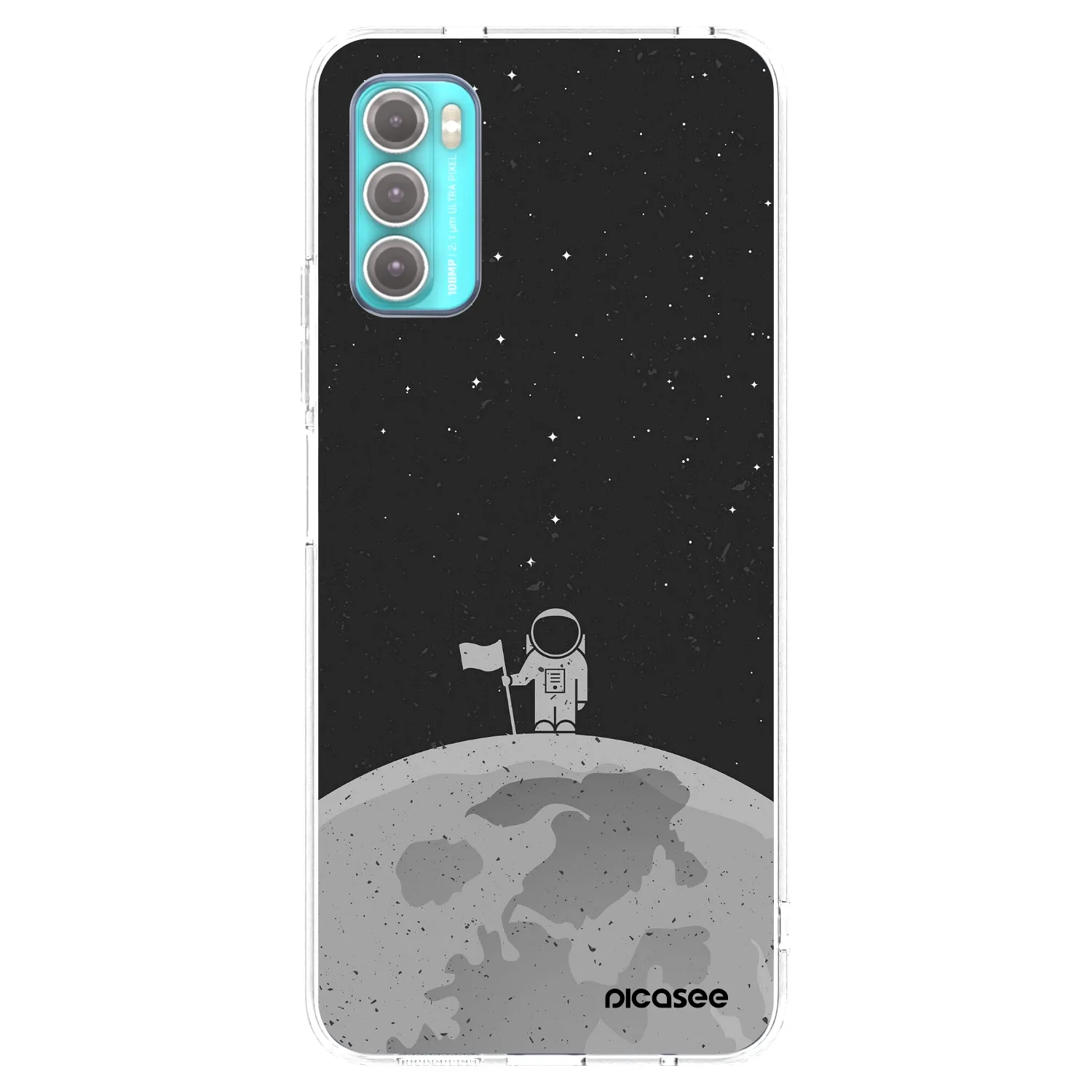 Picasee husă transparentă din silicon pentru Motorola Moto G60 - Astronaut