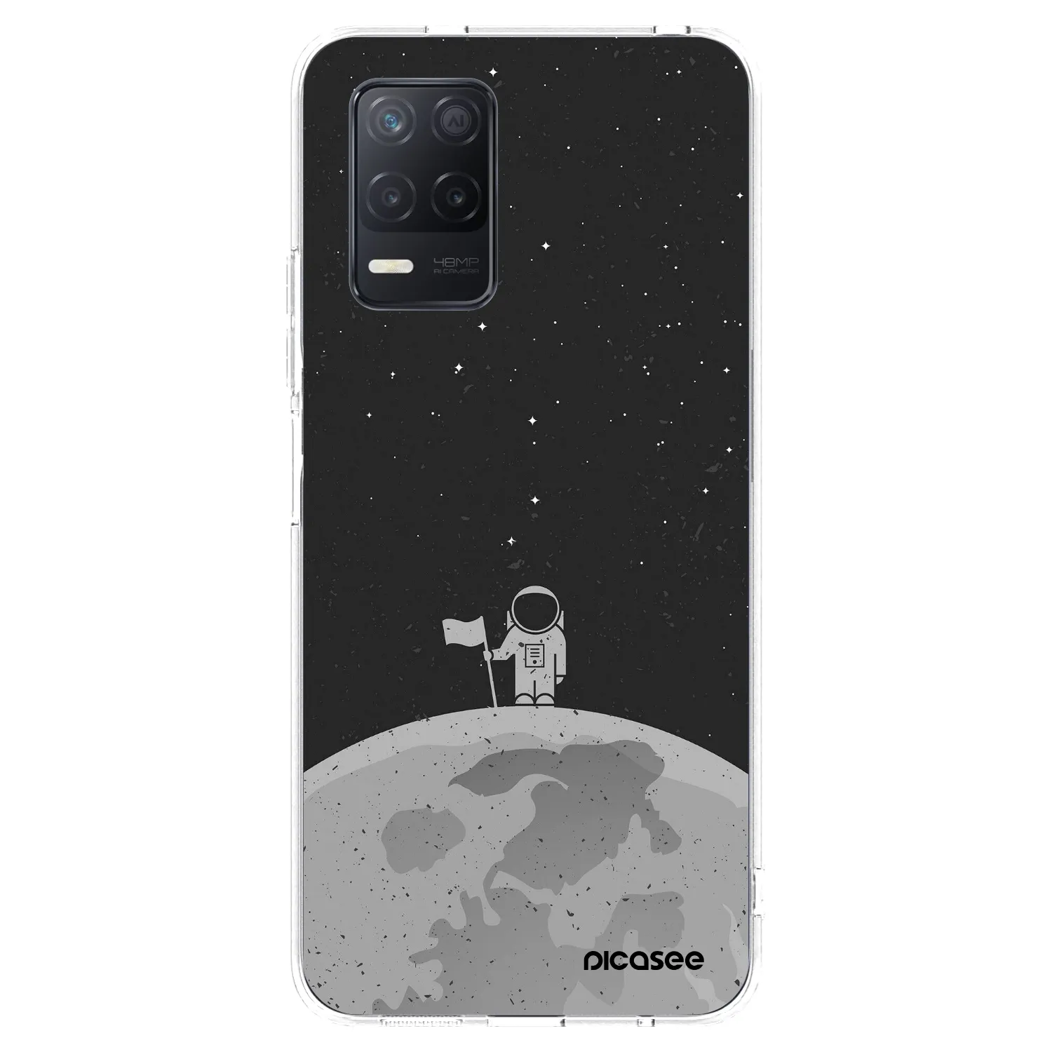 Picasee husă transparentă din silicon pentru Realme 8 5G - Astronaut