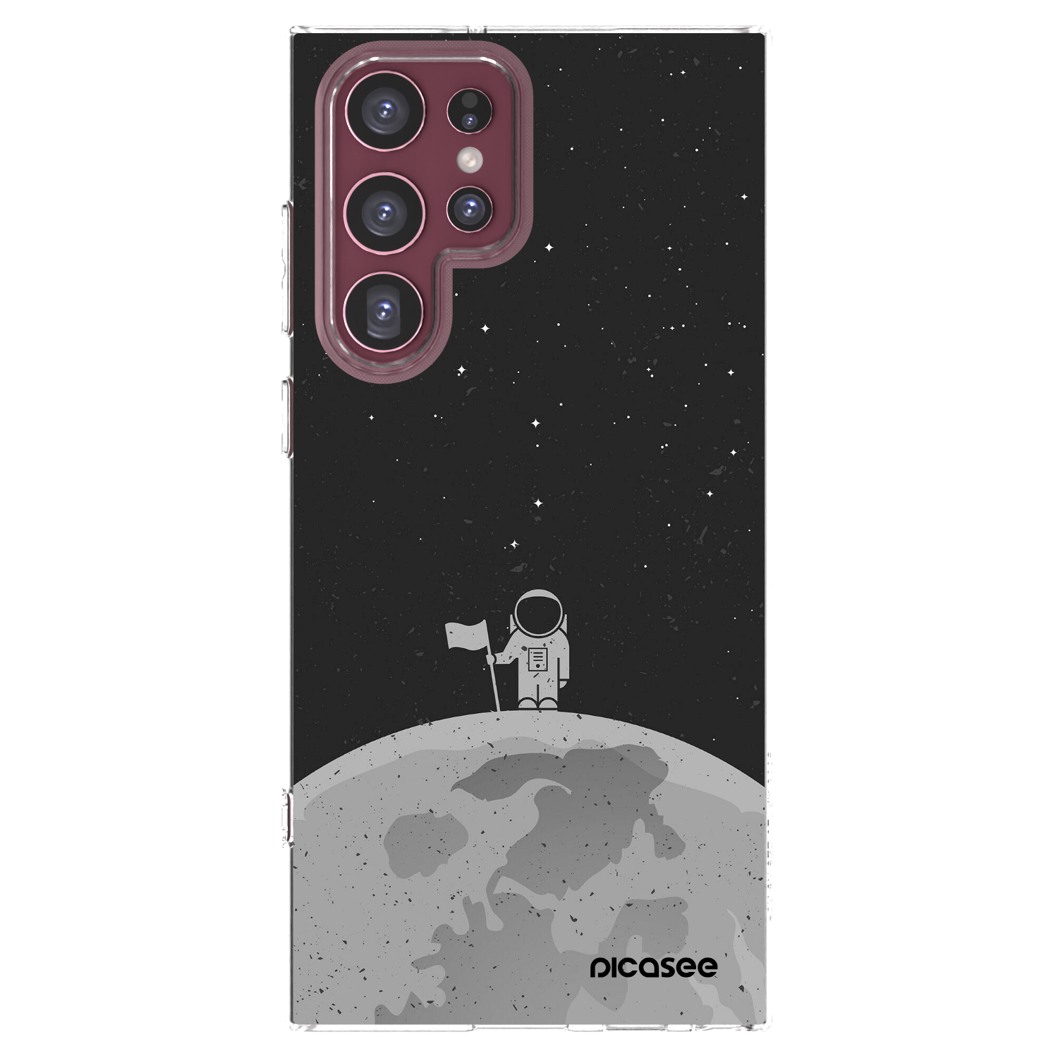 Picasee husă transparentă din silicon pentru Samsung Galaxy S22 Ultra 5G - Astronaut