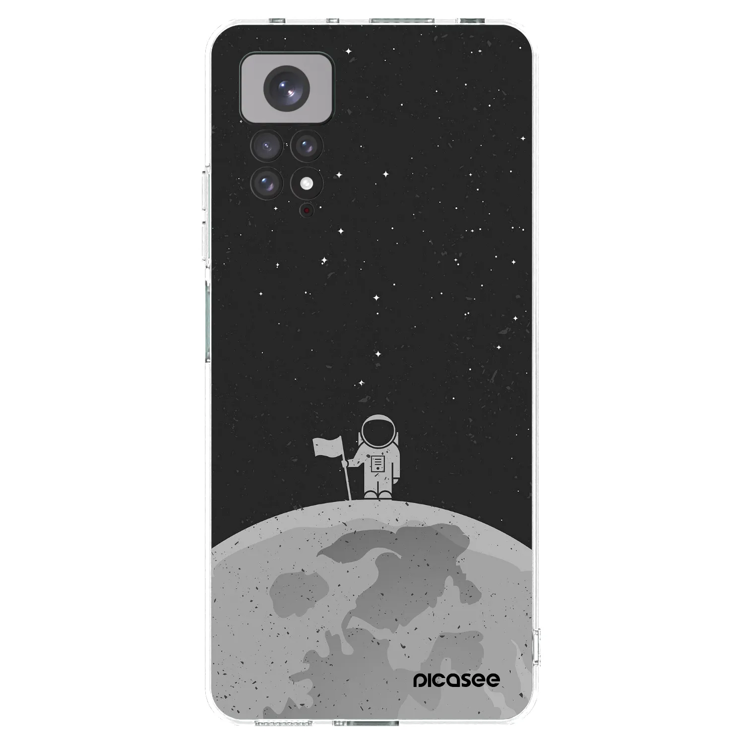 Picasee husă transparentă din silicon pentru Xiaomi Redmi Note 11 - Astronaut