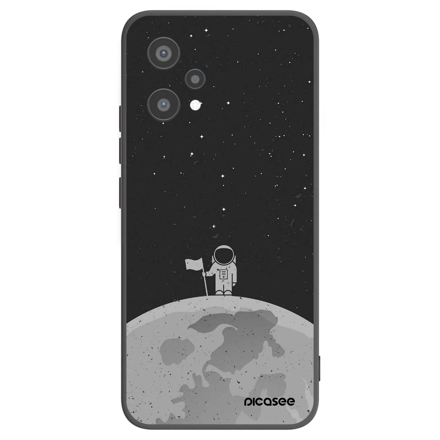 Picasee husă neagră din silicon pentru Realme 9 Pro 5G - Astronaut