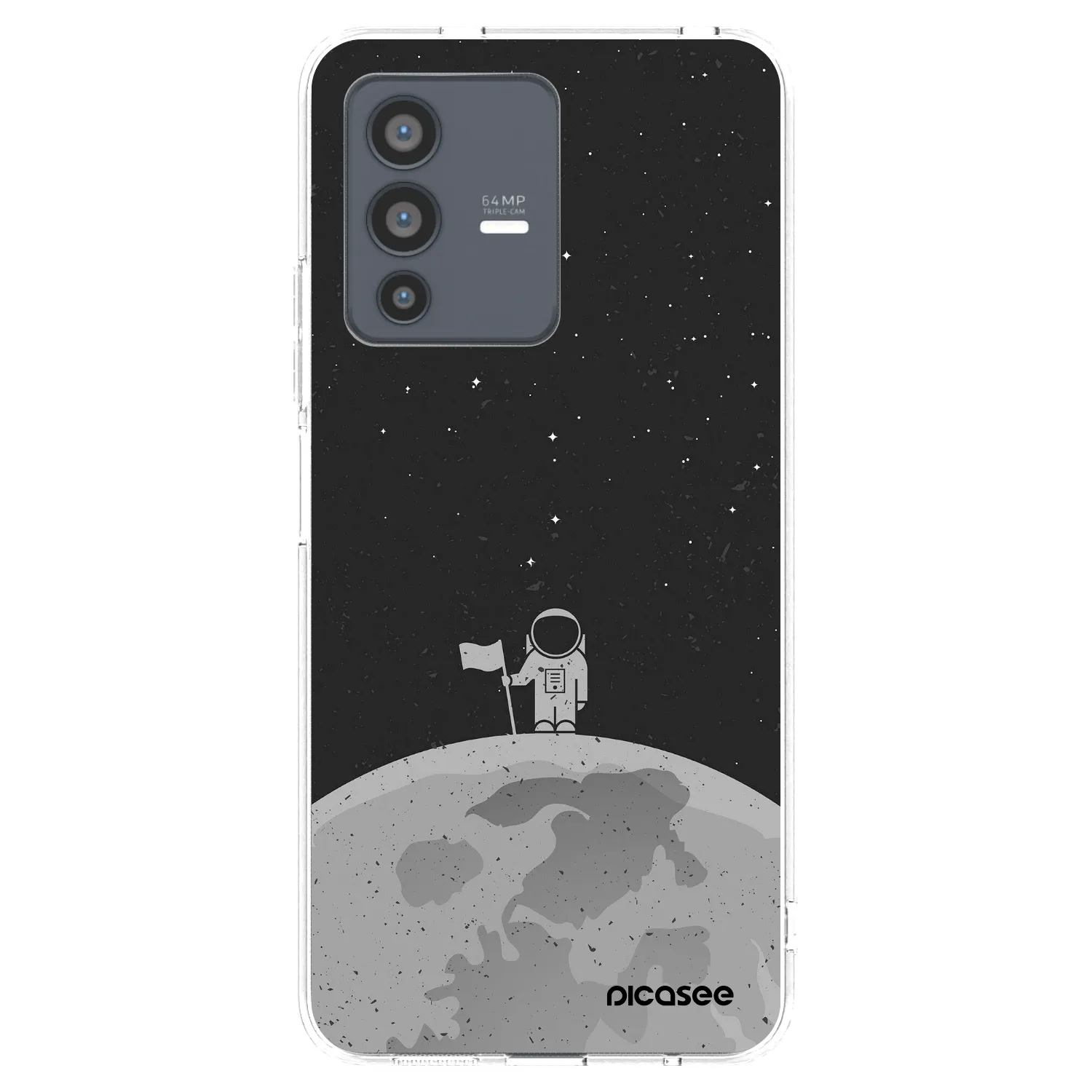 Picasee husă transparentă din silicon pentru Vivo V23 5G - Astronaut