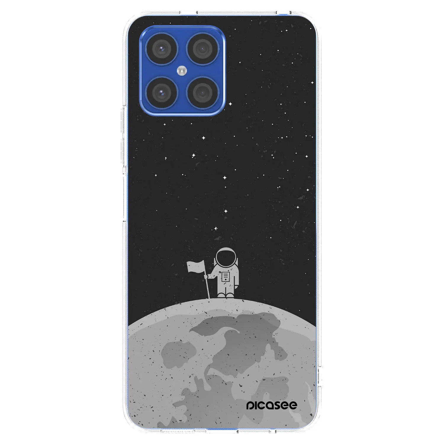 Picasee husă transparentă din silicon pentru Honor X8 4G - Astronaut
