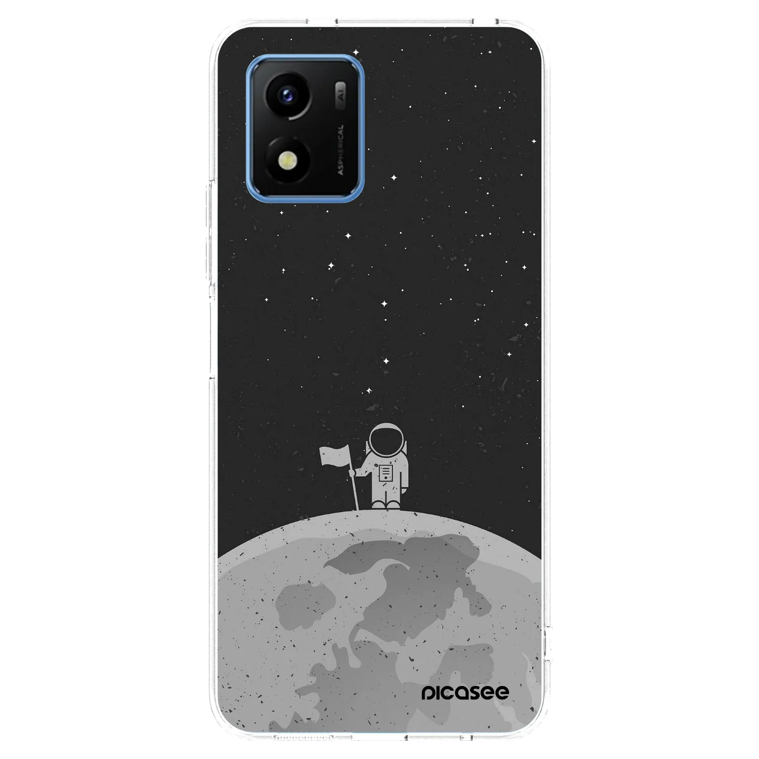 Picasee husă transparentă din silicon pentru Vivo Y01 - Astronaut
