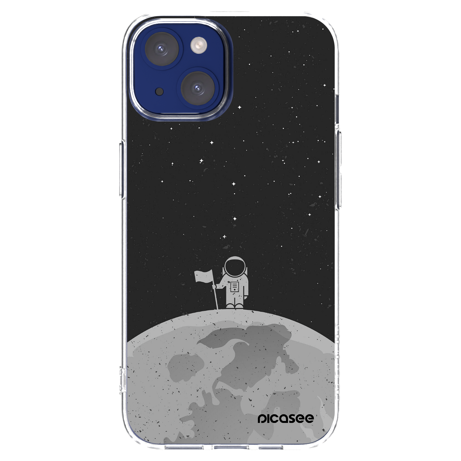 Picasee husă transparentă din silicon pentru Apple iPhone 14 - Astronaut