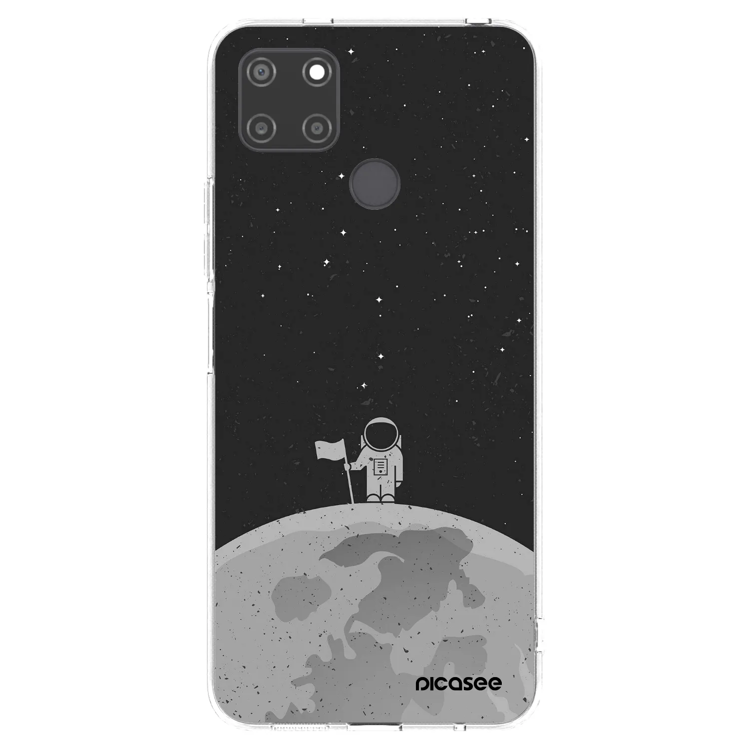 Picasee husă transparentă din silicon pentru Realme C21Y - Astronaut