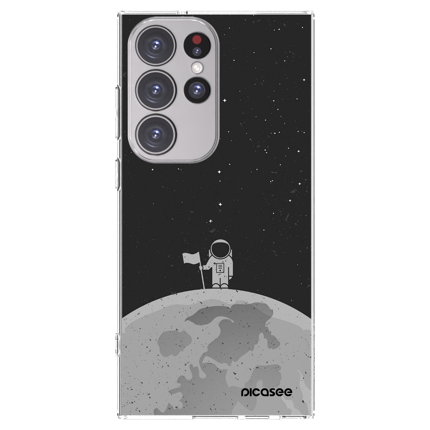 Picasee husă transparentă din silicon pentru Samsung Galaxy S23 Ultra 5G - Astronaut