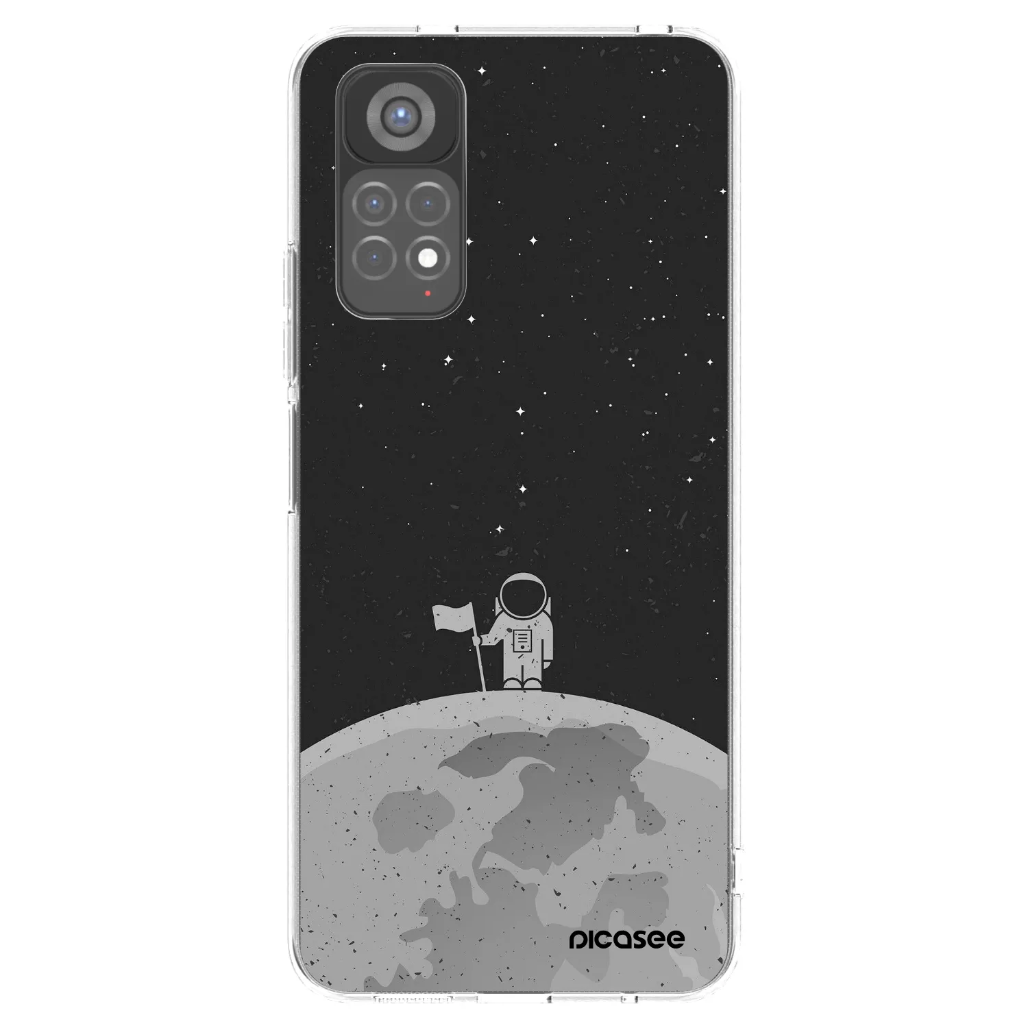 Picasee husă transparentă din silicon pentru Xiaomi Redmi Note 11S 5G - Astronaut