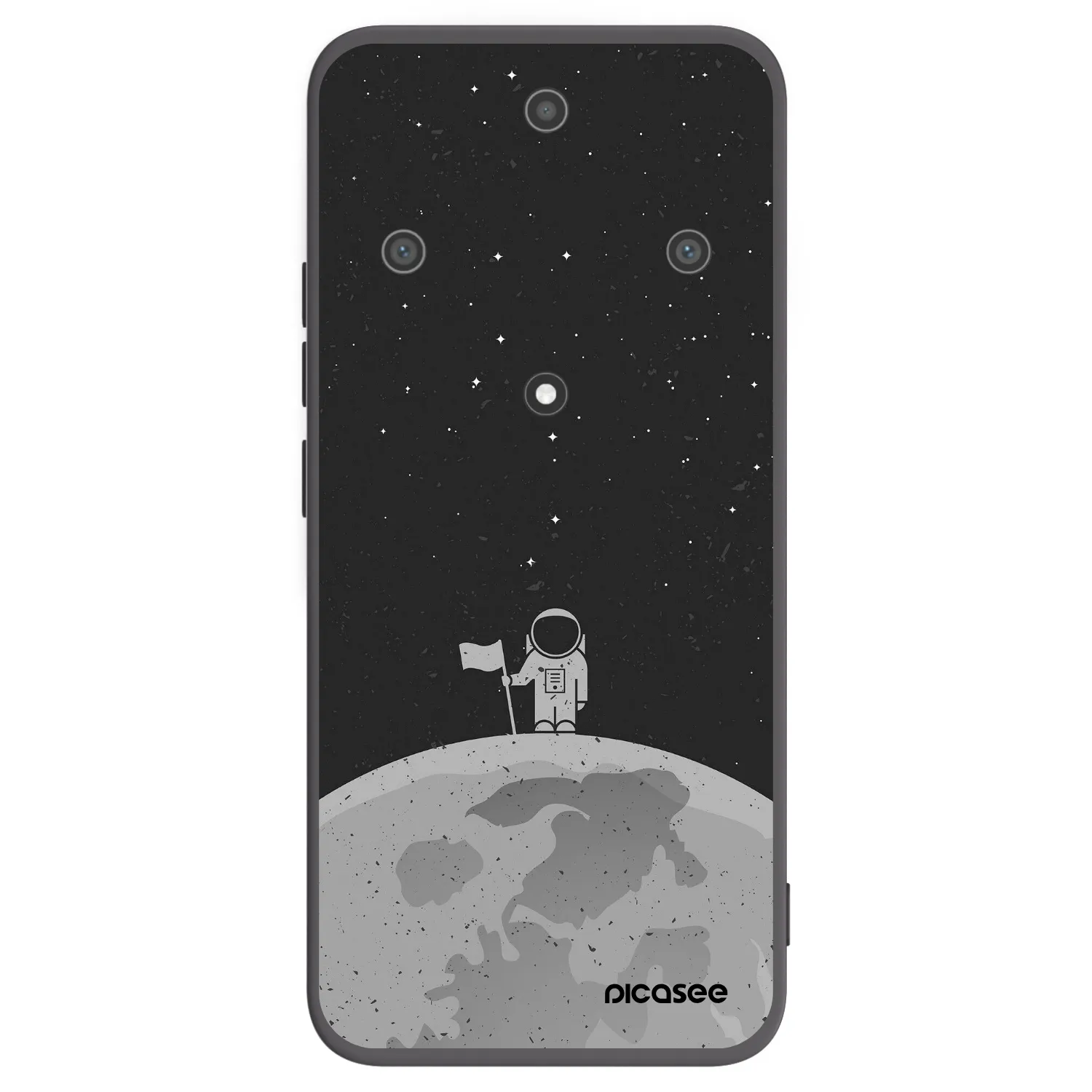 Picasee husă neagră din silicon pentru Honor Magic5 Lite 5G - Astronaut