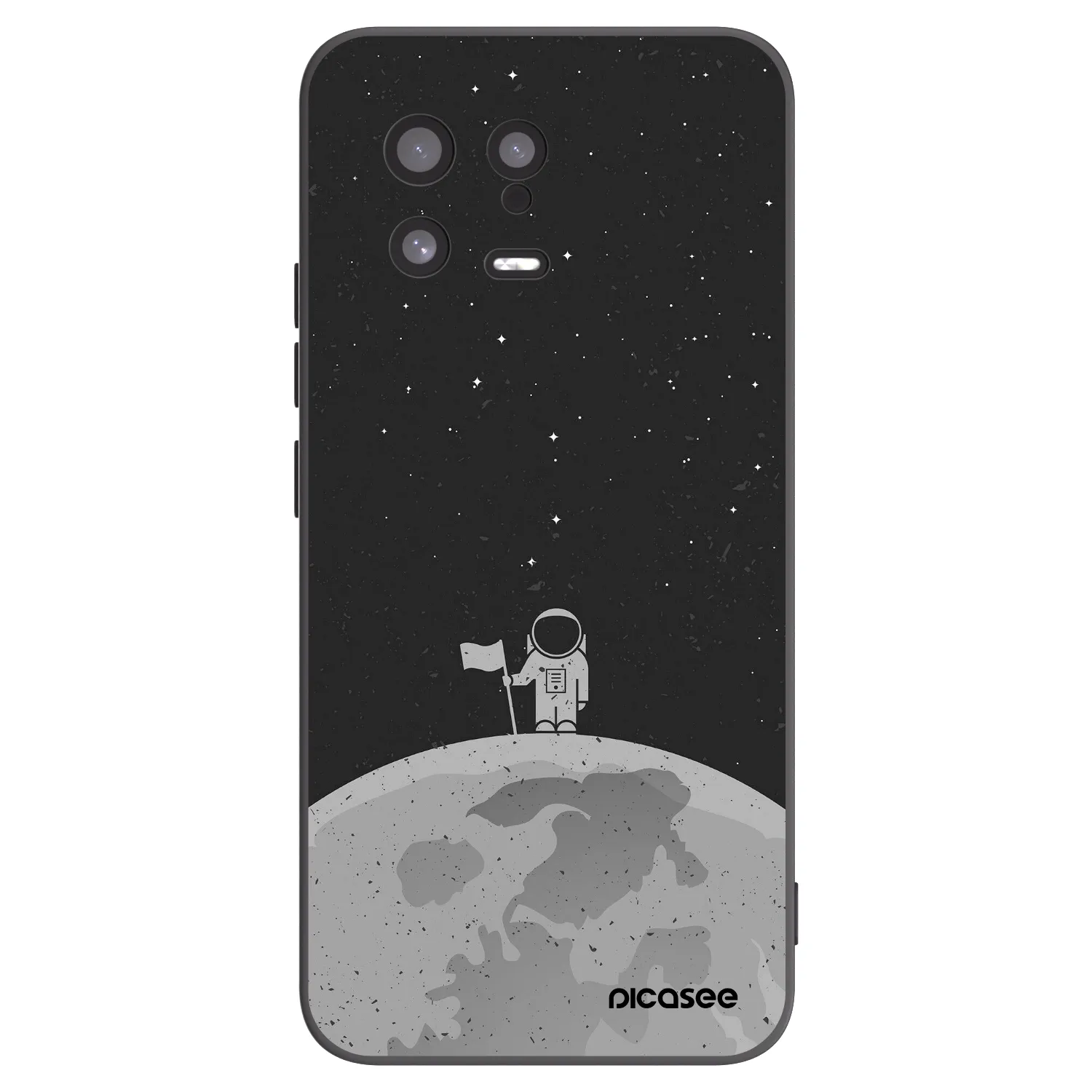 Picasee husă neagră din silicon pentru Xiaomi 13 - Astronaut