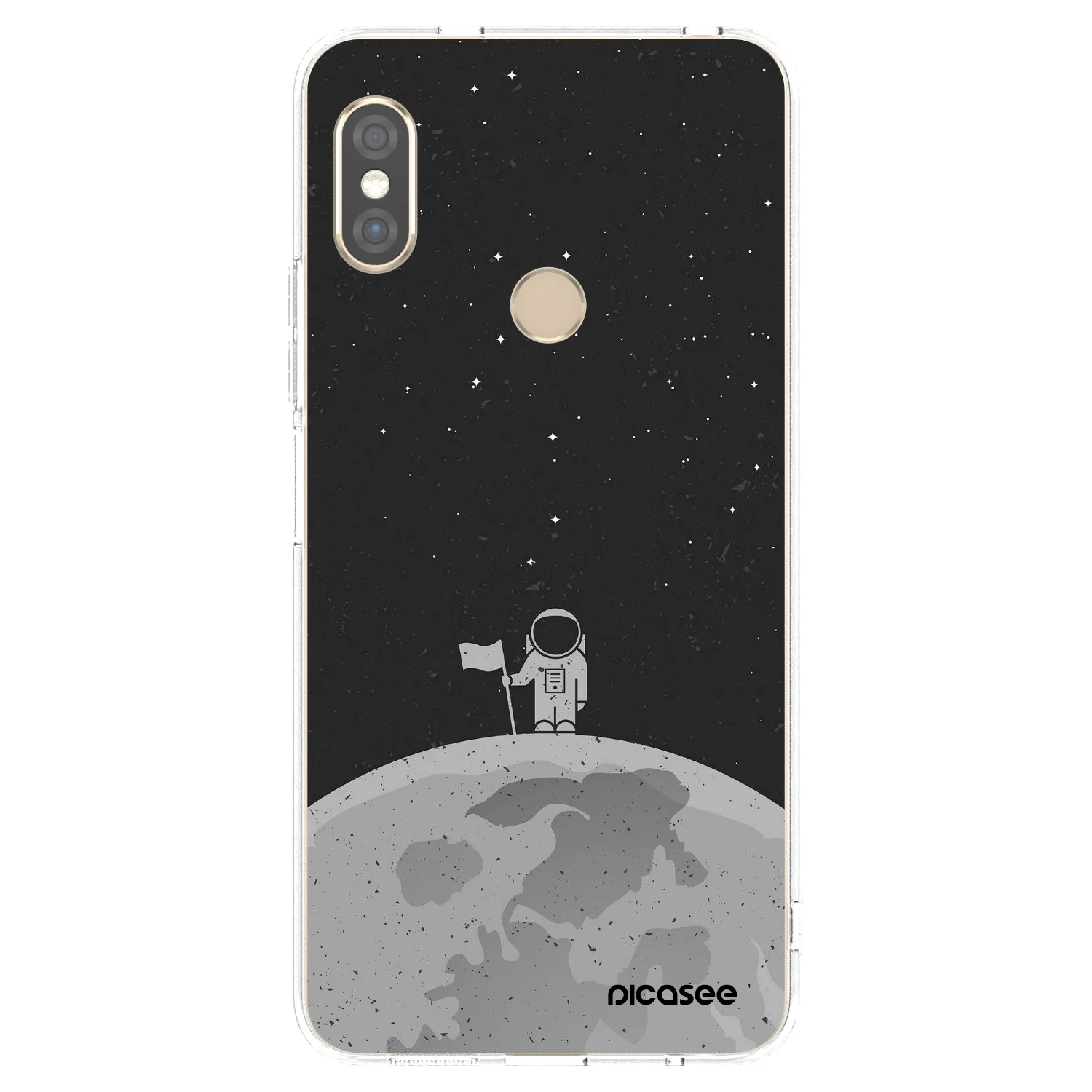 Picasee husă transparentă din silicon pentru Xiaomi Redmi Note 5 Global - Astronaut