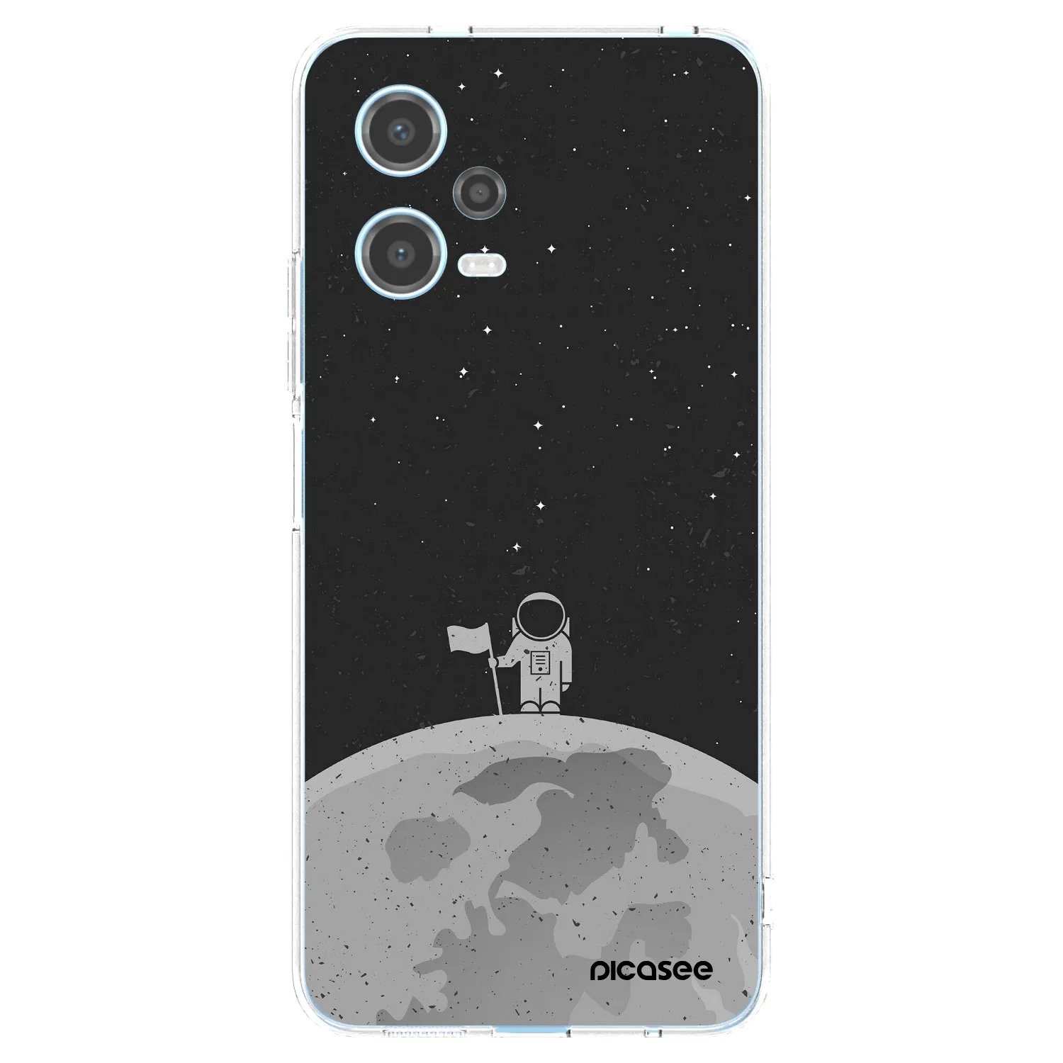 Picasee husă transparentă din silicon pentru Xiaomi Redmi Note 12 5G - Astronaut