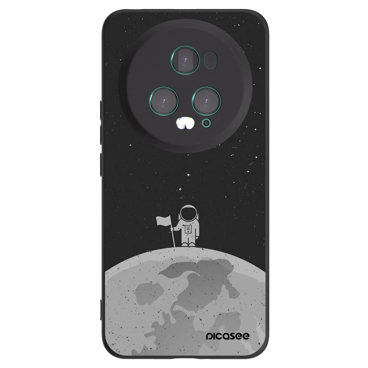 Picasee husă neagră din silicon pentru Honor Magic5 Pro - Astronaut