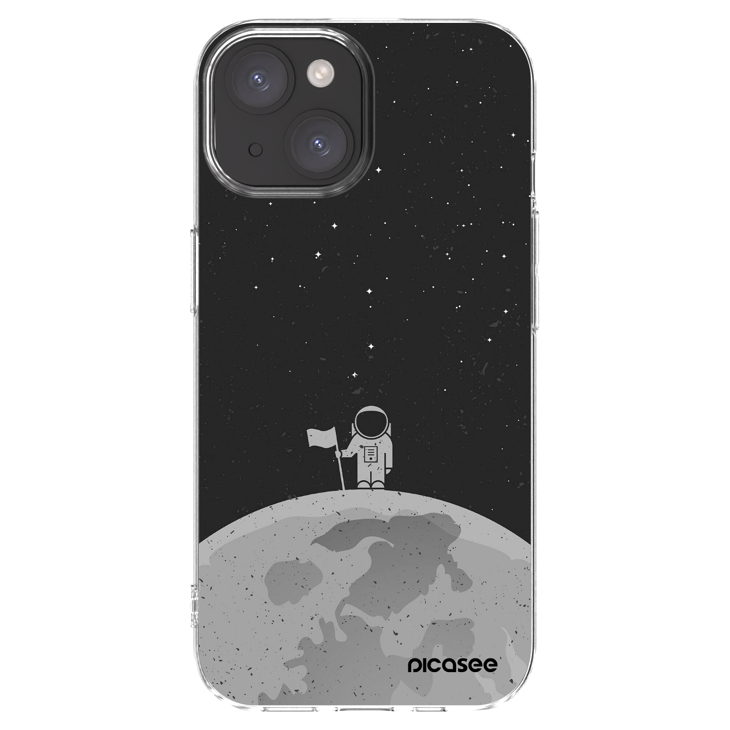 Picasee husă transparentă din silicon pentru Apple iPhone 15 - Astronaut