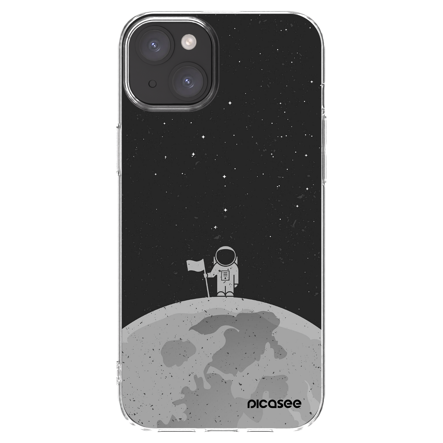 Picasee husă transparentă din silicon pentru Apple iPhone 15 Plus - Astronaut