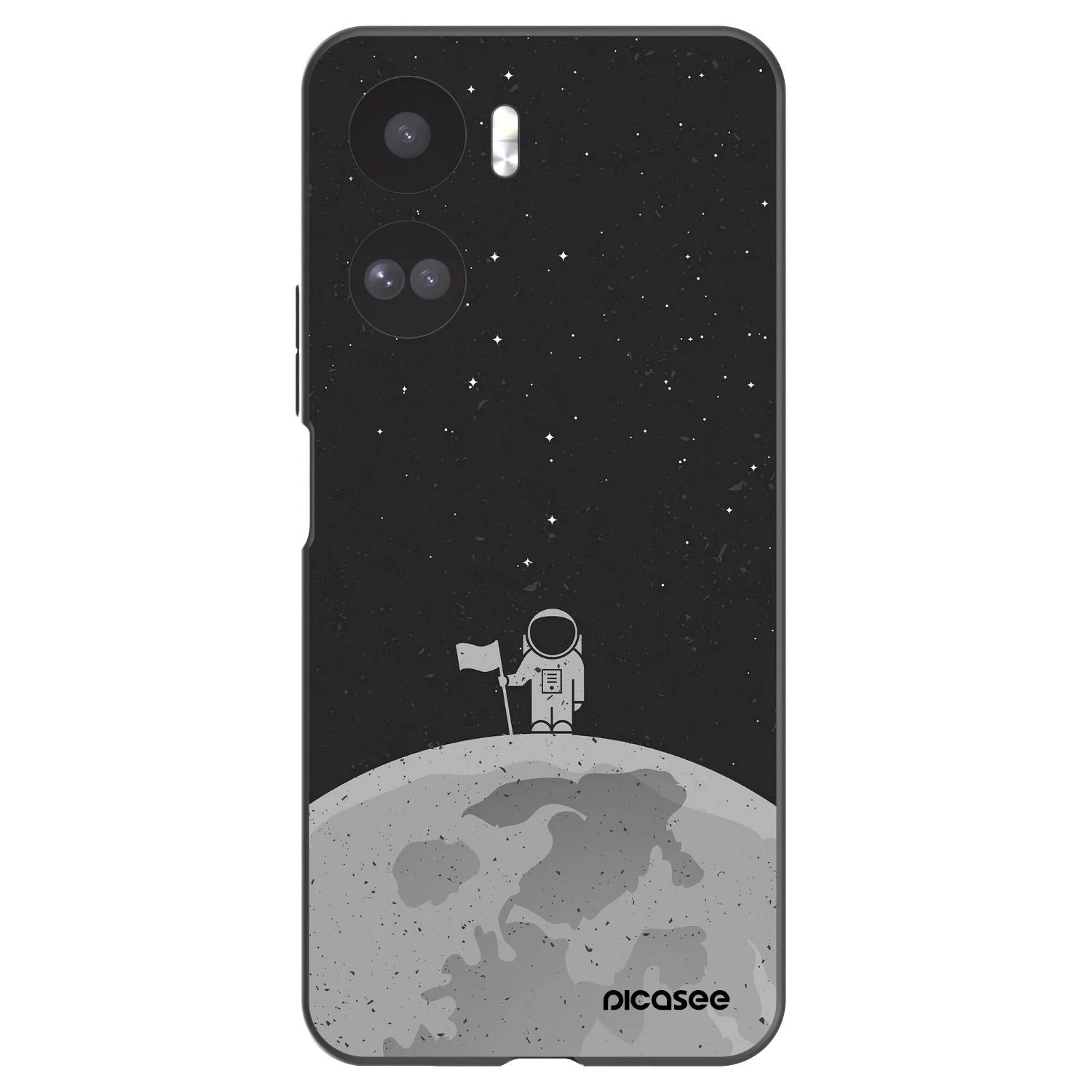 Picasee husă neagră din silicon pentru Honor 90 Lite 5G - Astronaut
