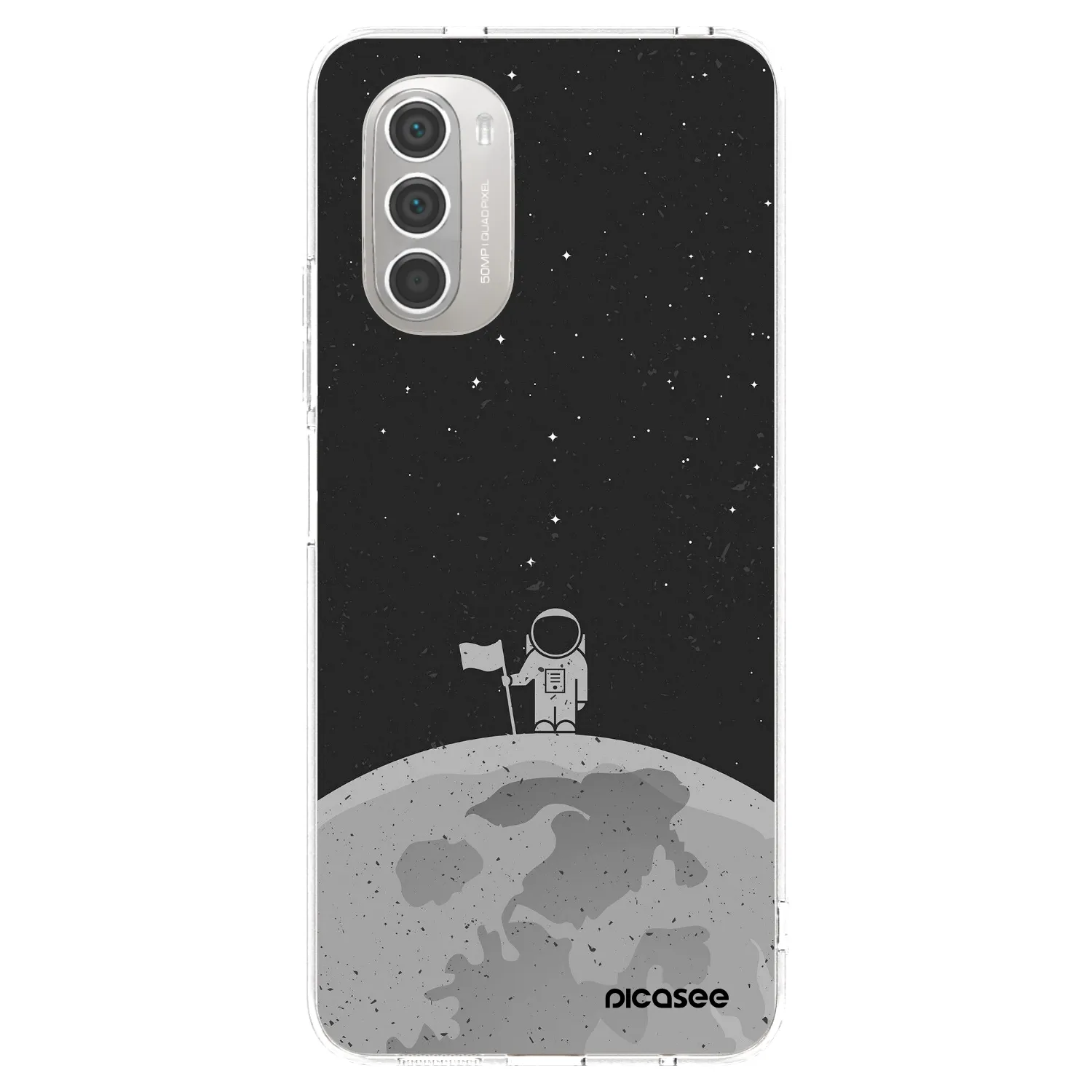 Picasee husă transparentă din silicon pentru Motorola Moto G51 - Astronaut