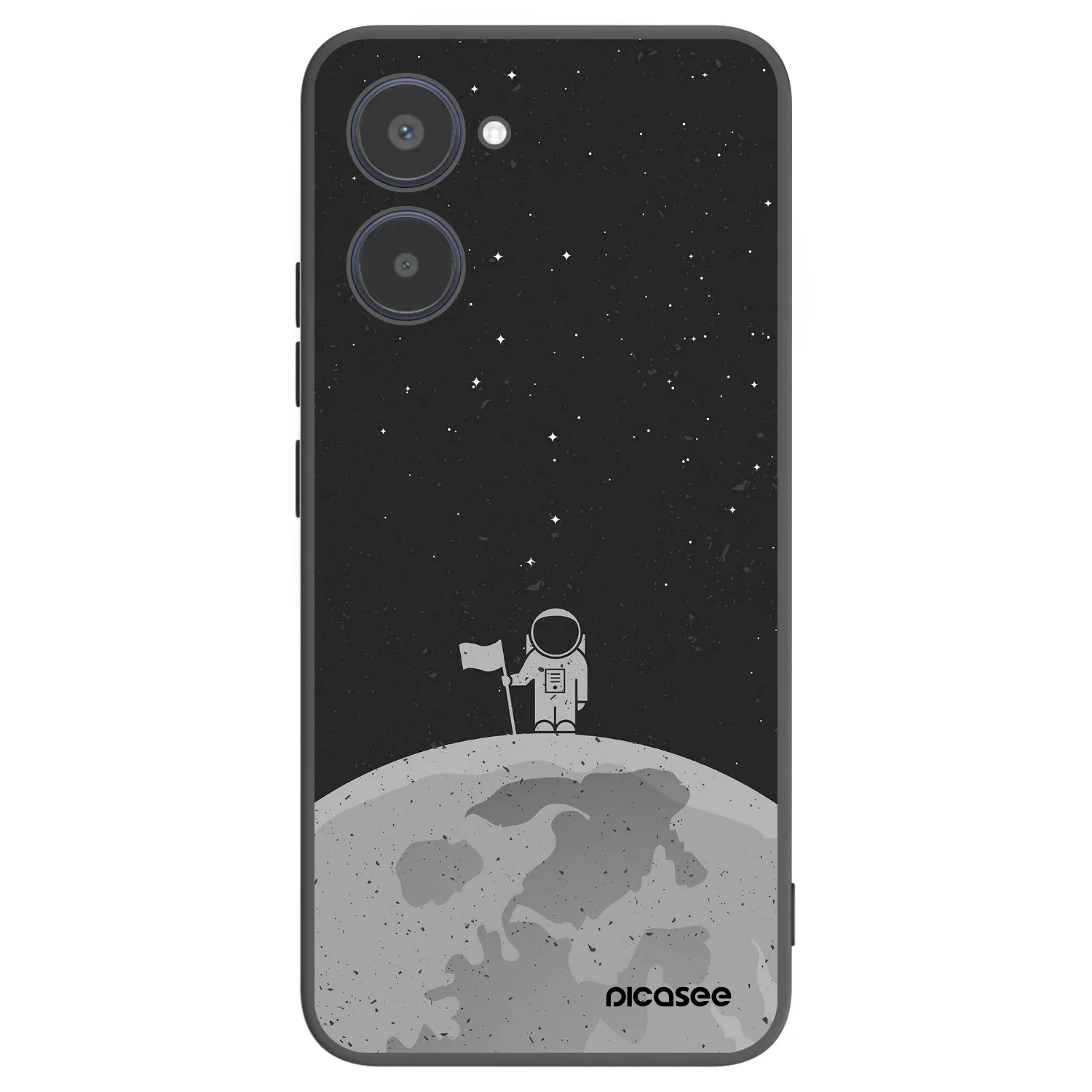 Picasee husă neagră din silicon pentru Realme 10 4G - Astronaut