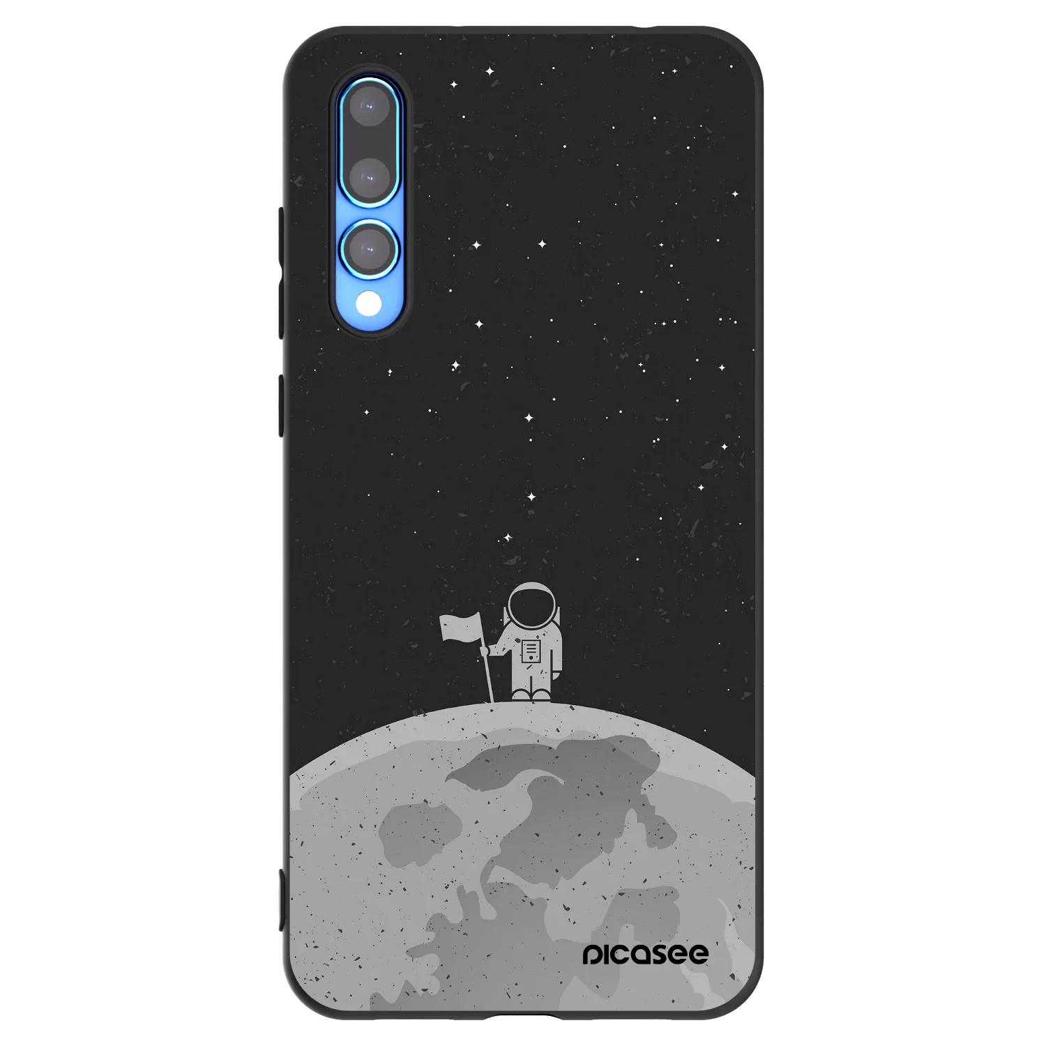 Picasee husă neagră din silicon pentru Huawei P20 Pro - Astronaut