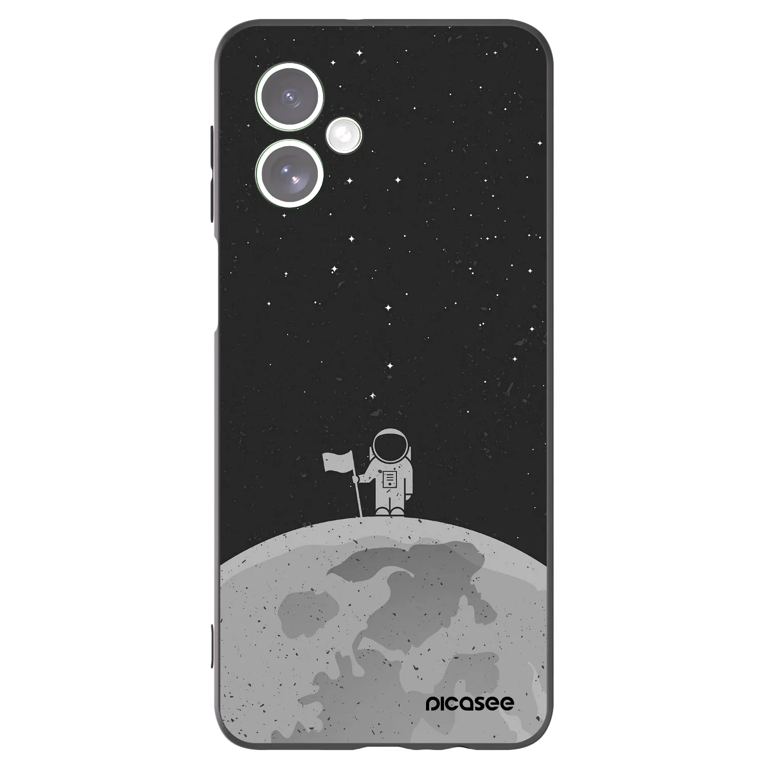 Picasee husă neagră din silicon pentru Motorola Moto G54 5G - Astronaut