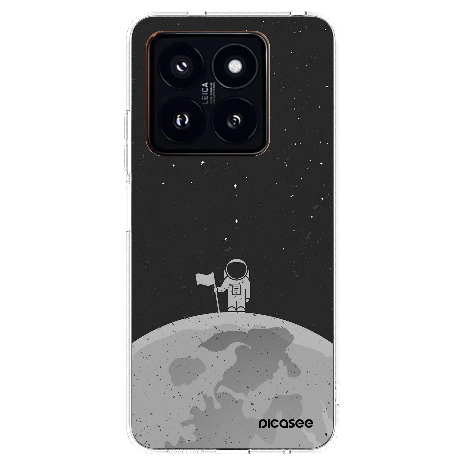 Picasee husă transparentă din silicon pentru Xiaomi 14 Pro - Astronaut