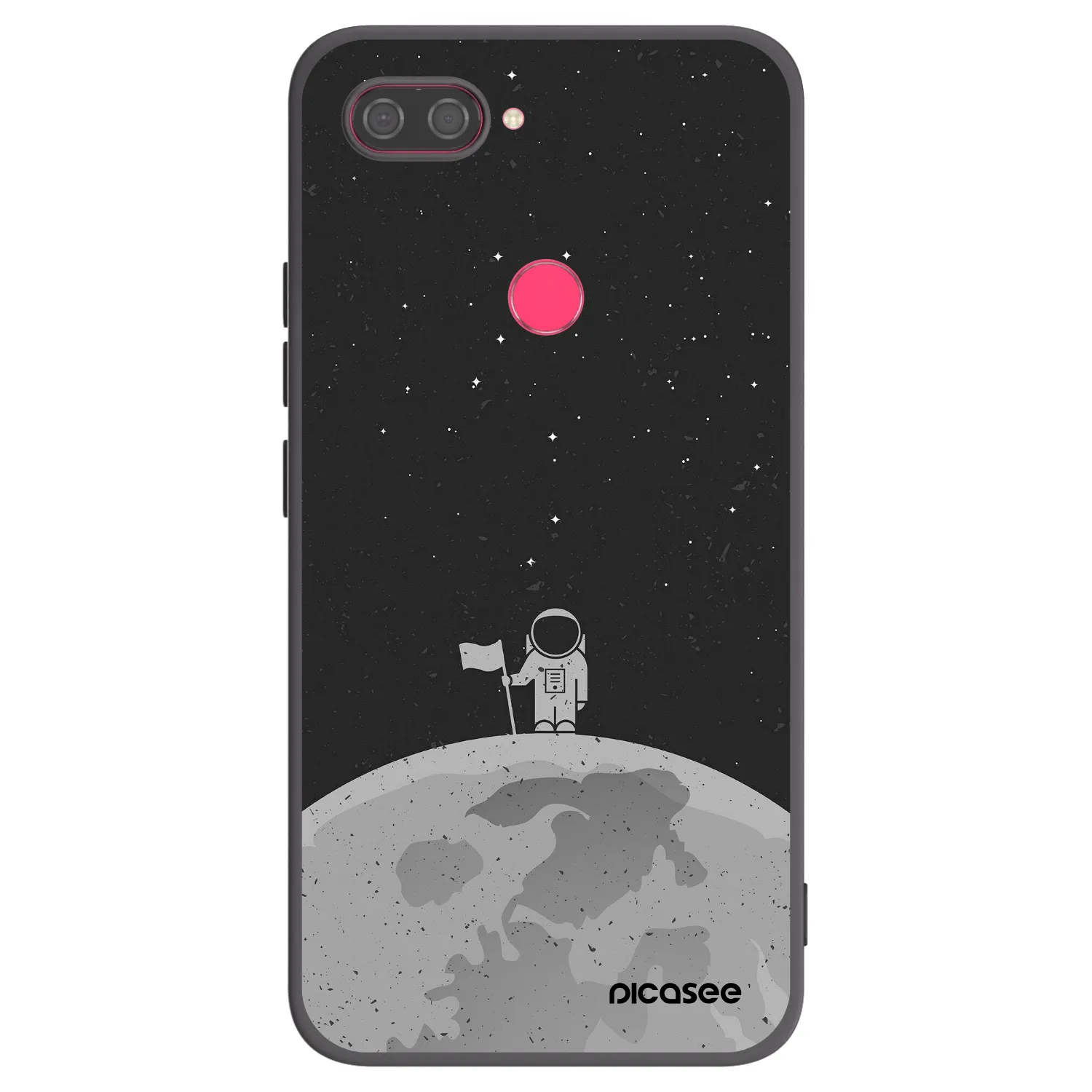 Picasee husă neagră din silicon pentru Xiaomi Mi 8 Lite - Astronaut