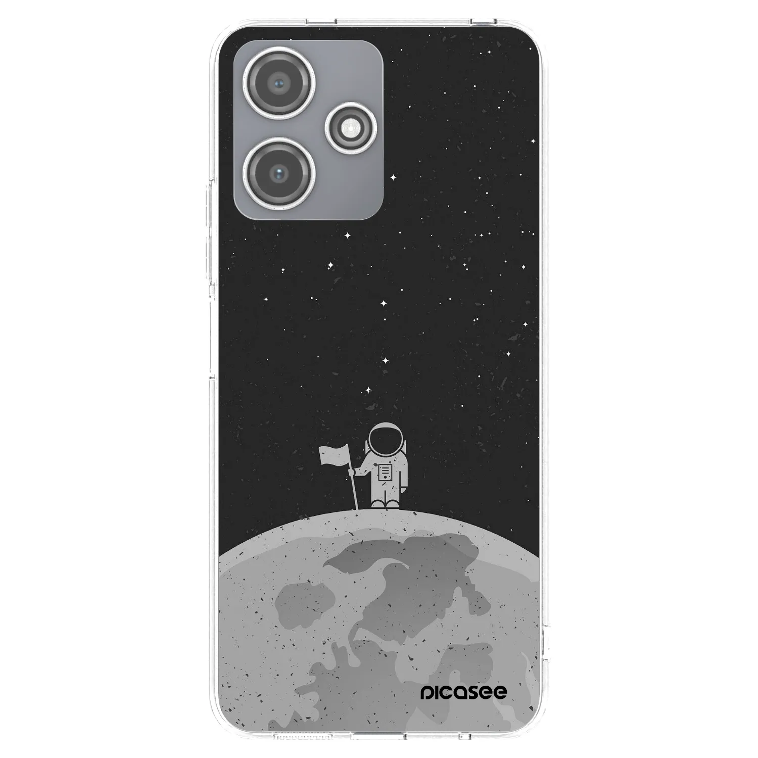 Picasee husă transparentă din silicon pentru Xiaomi Redmi 12 5G - Astronaut