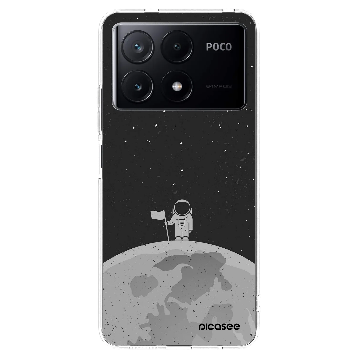Picasee husă transparentă din silicon pentru Xiaomi Poco X6 Pro - Astronaut