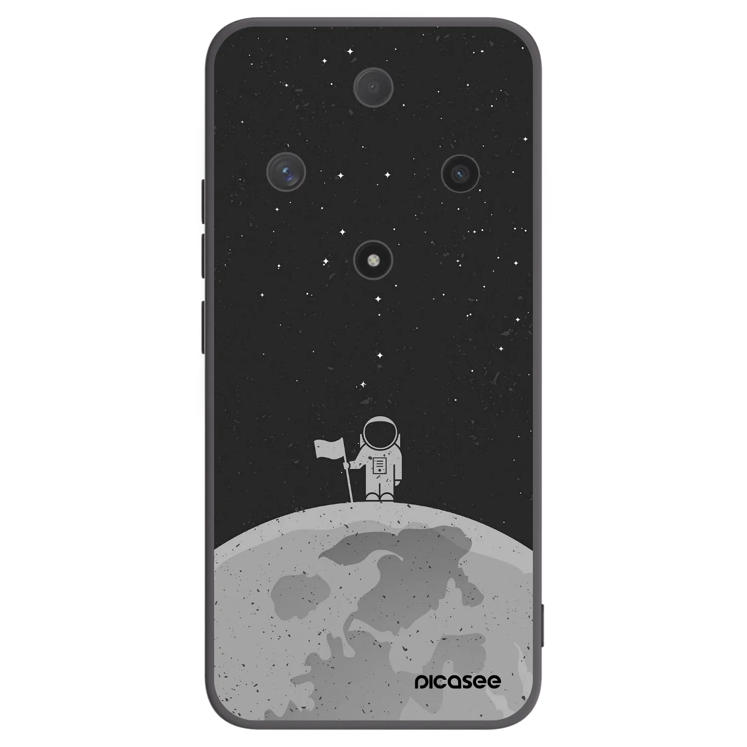 Picasee husă neagră din silicon pentru Honor Magic6 Lite 5G - Astronaut