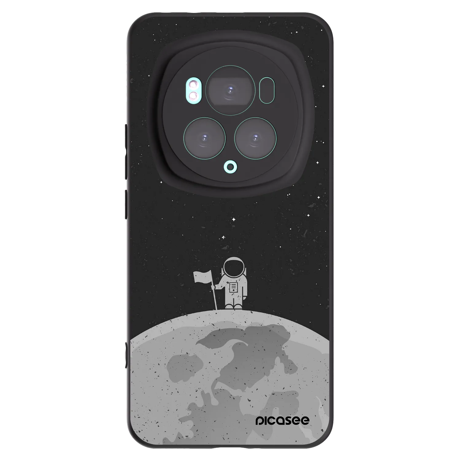 Picasee husă neagră din silicon pentru Honor Magic6 Pro - Astronaut