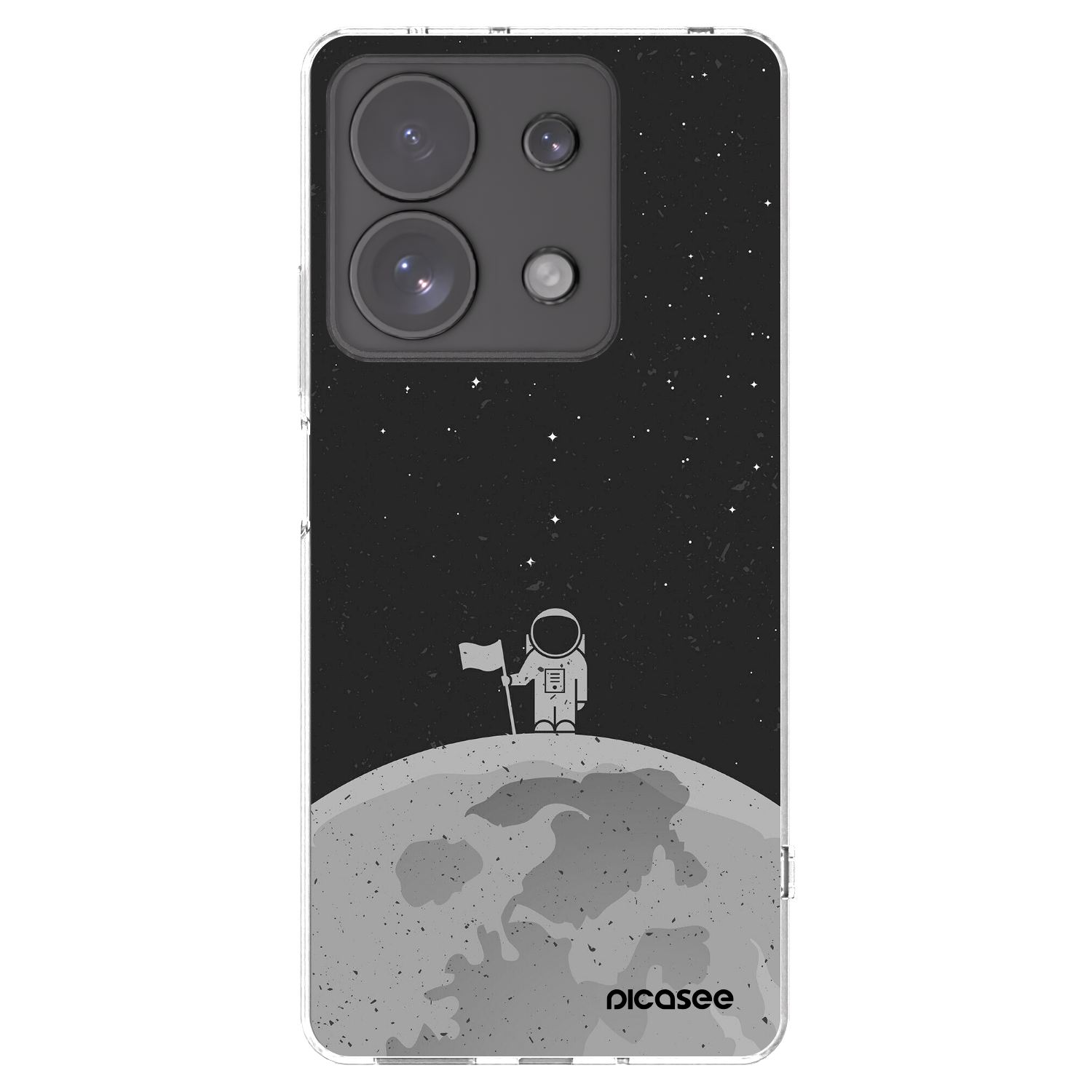Picasee husă transparentă din silicon pentru Xiaomi Redmi Note 13 Pro 4G - Astronaut
