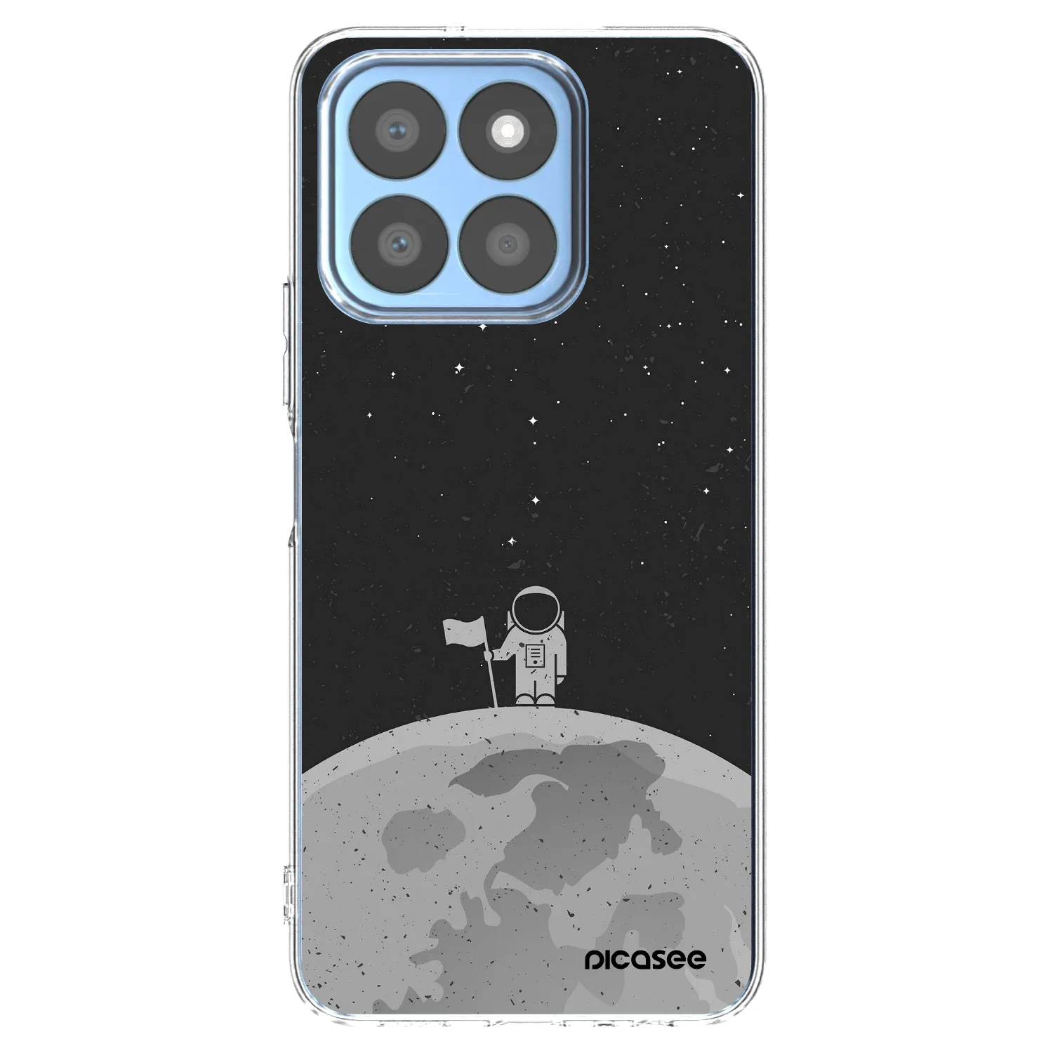 Picasee husă transparentă din silicon pentru Honor X8b - Astronaut