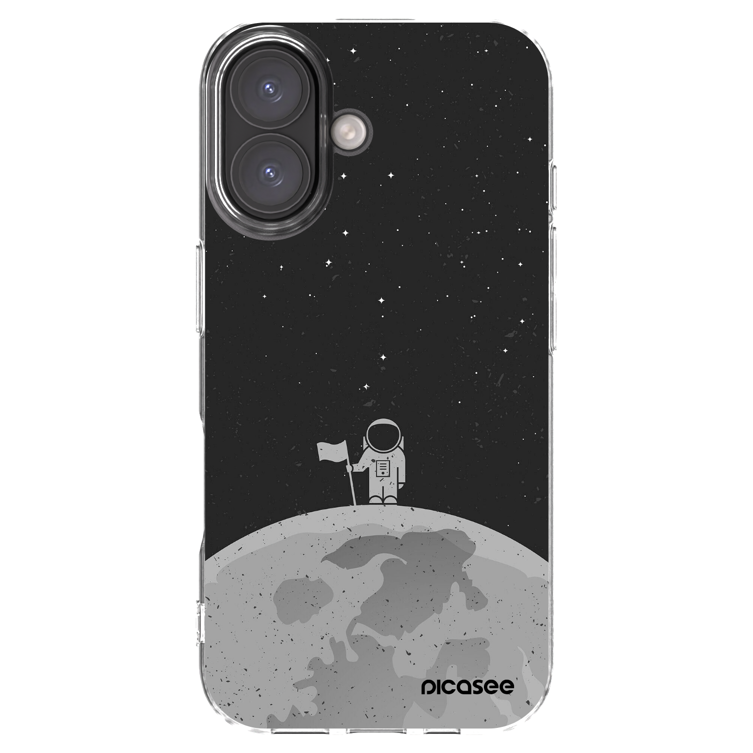 Picasee husă transparentă din silicon pentru Apple iPhone 16 - Astronaut