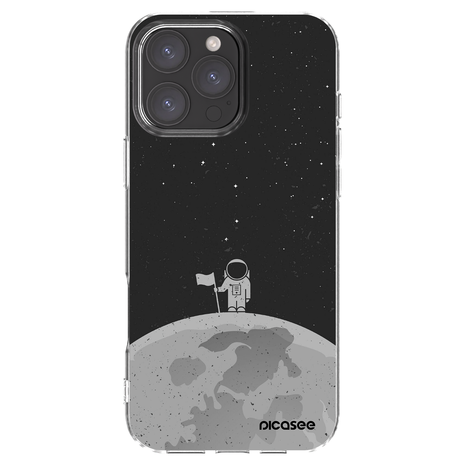 Picasee husă transparentă din silicon pentru Apple iPhone 16 Pro Max - Astronaut