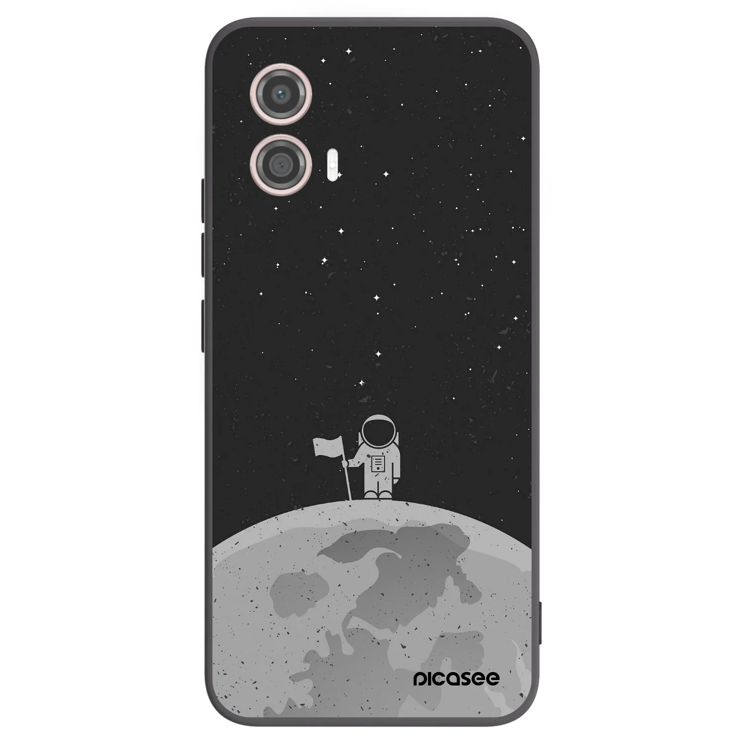 Picasee husă neagră din silicon pentru Motorola Moto G53 5G - Astronaut