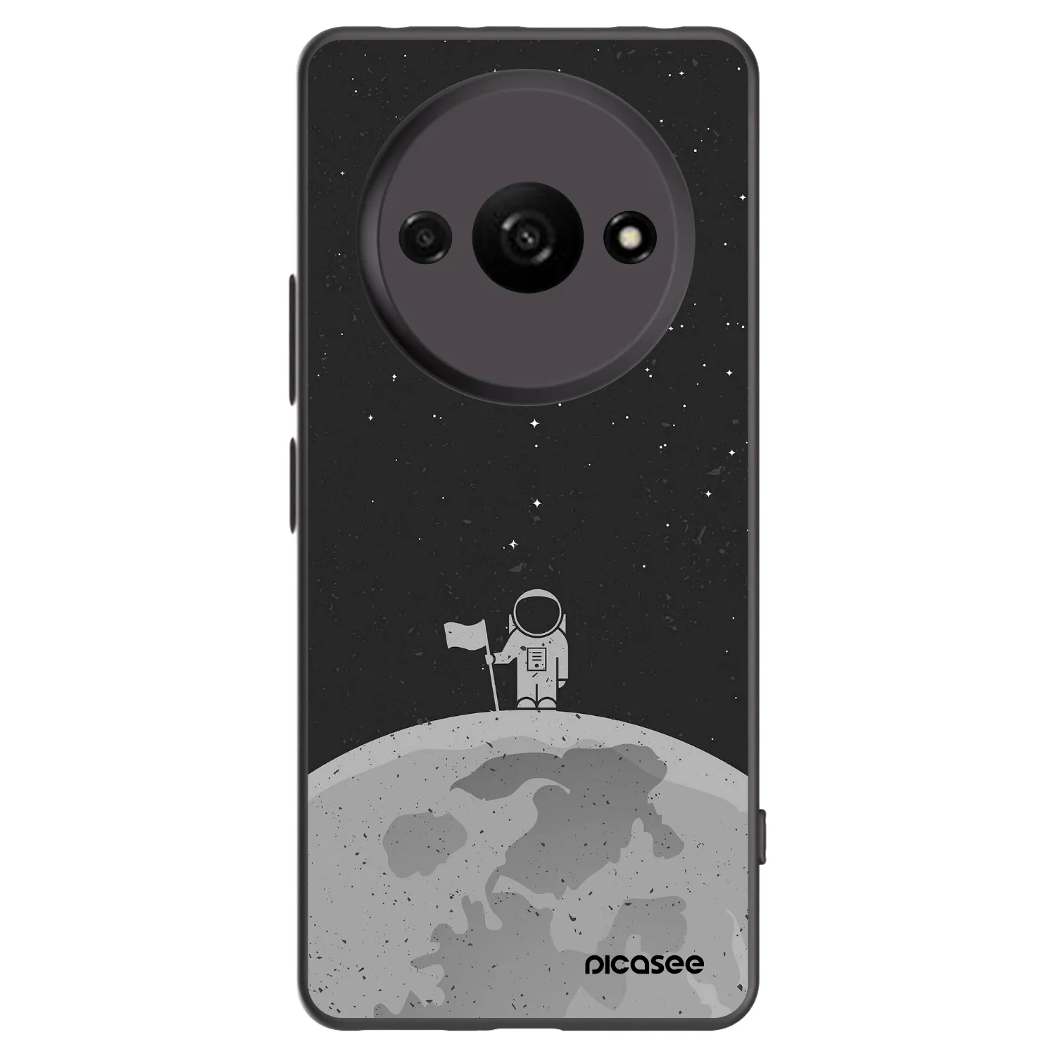 Picasee husă neagră din silicon pentru Xiaomi Redmi A3 - Astronaut