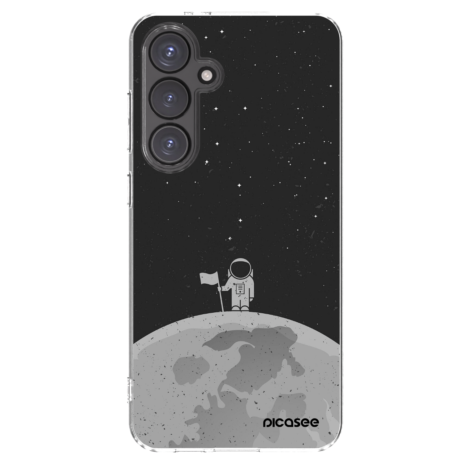 Picasee husă transparentă din silicon pentru Samsung Galaxy S24 FE S721B - Astronaut