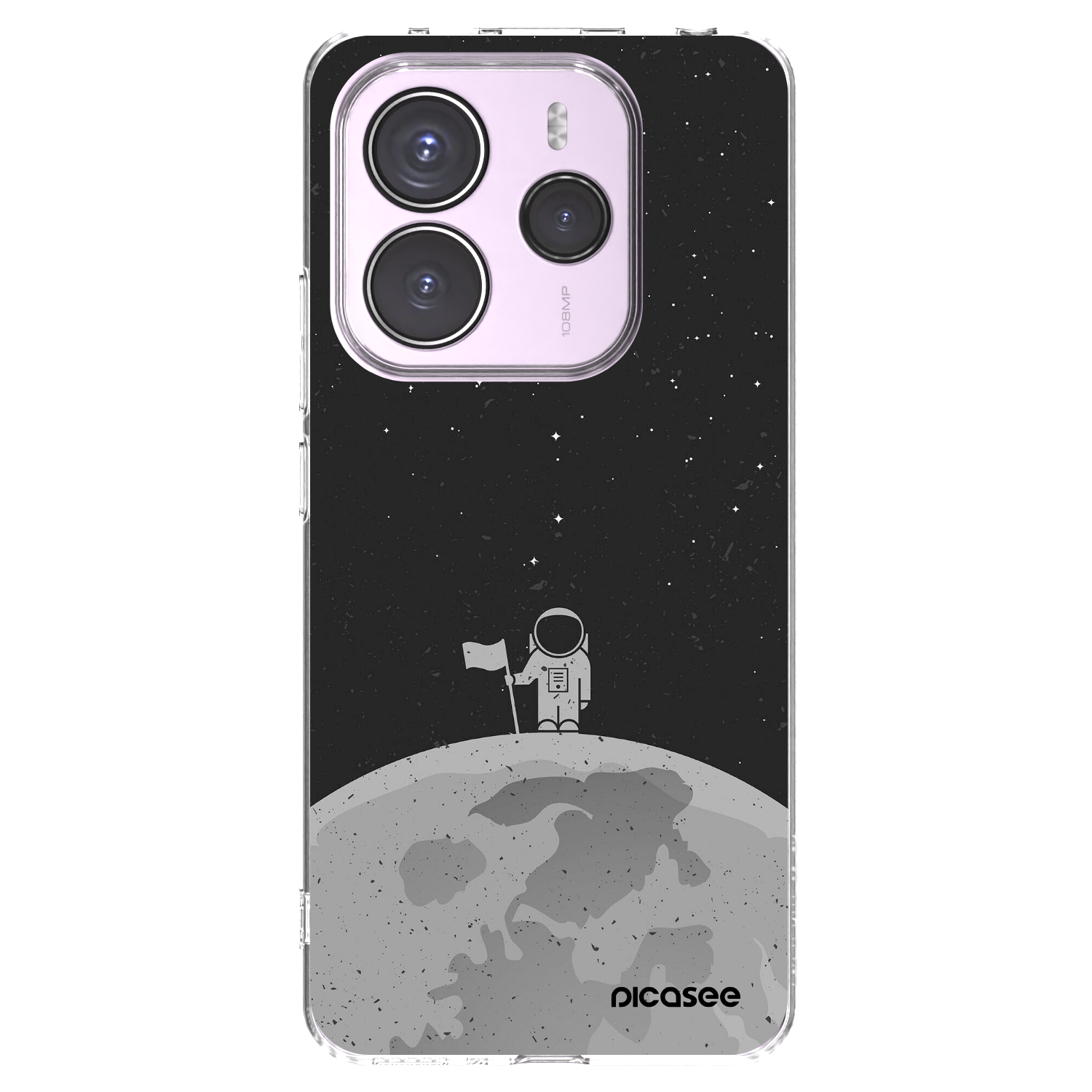 Picasee husă transparentă din silicon pentru Xiaomi Redmi Note 14 5G - Astronaut