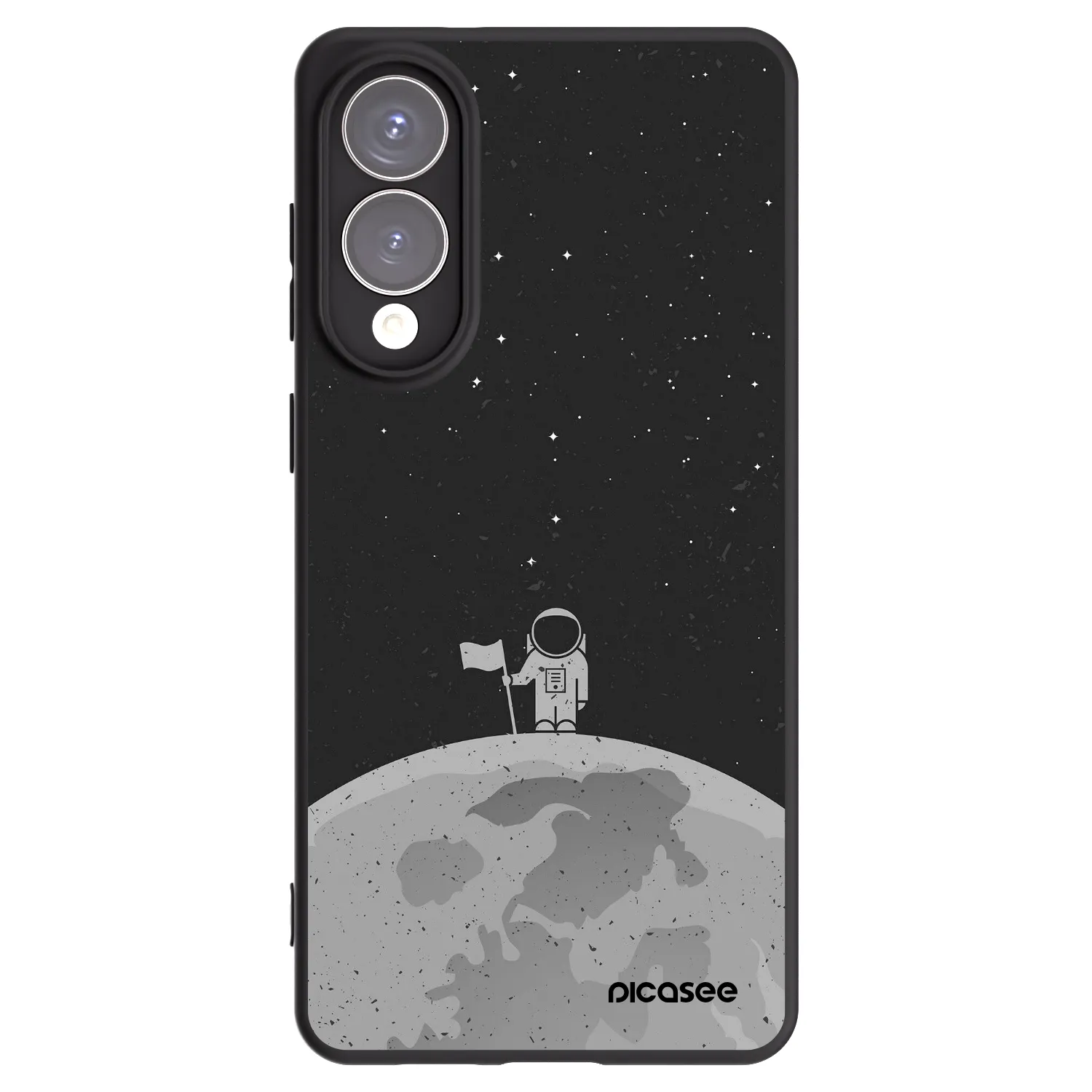 Picasee husă neagră din silicon pentru Samsung Galaxy S25 Edge 5G - Astronaut