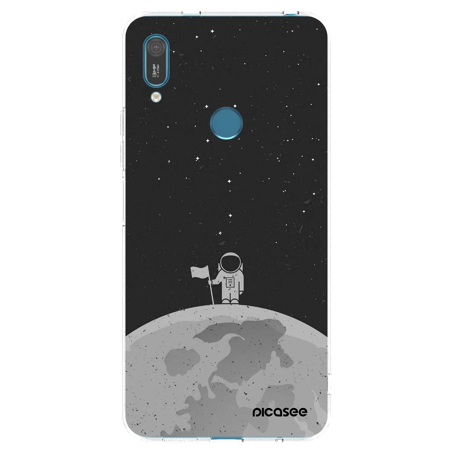 Picasee husă transparentă din silicon pentru Huawei Y7 2019 - Astronaut