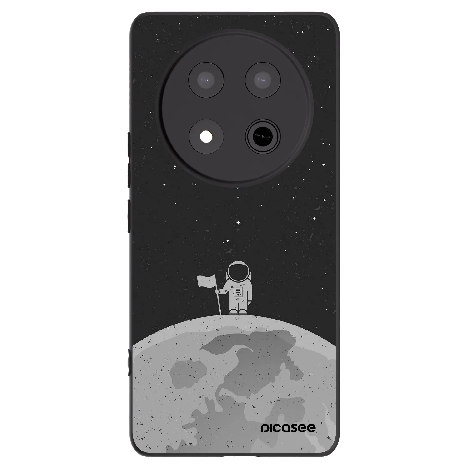 Picasee husă neagră din silicon pentru Honor Magic7 Lite 5G - Astronaut