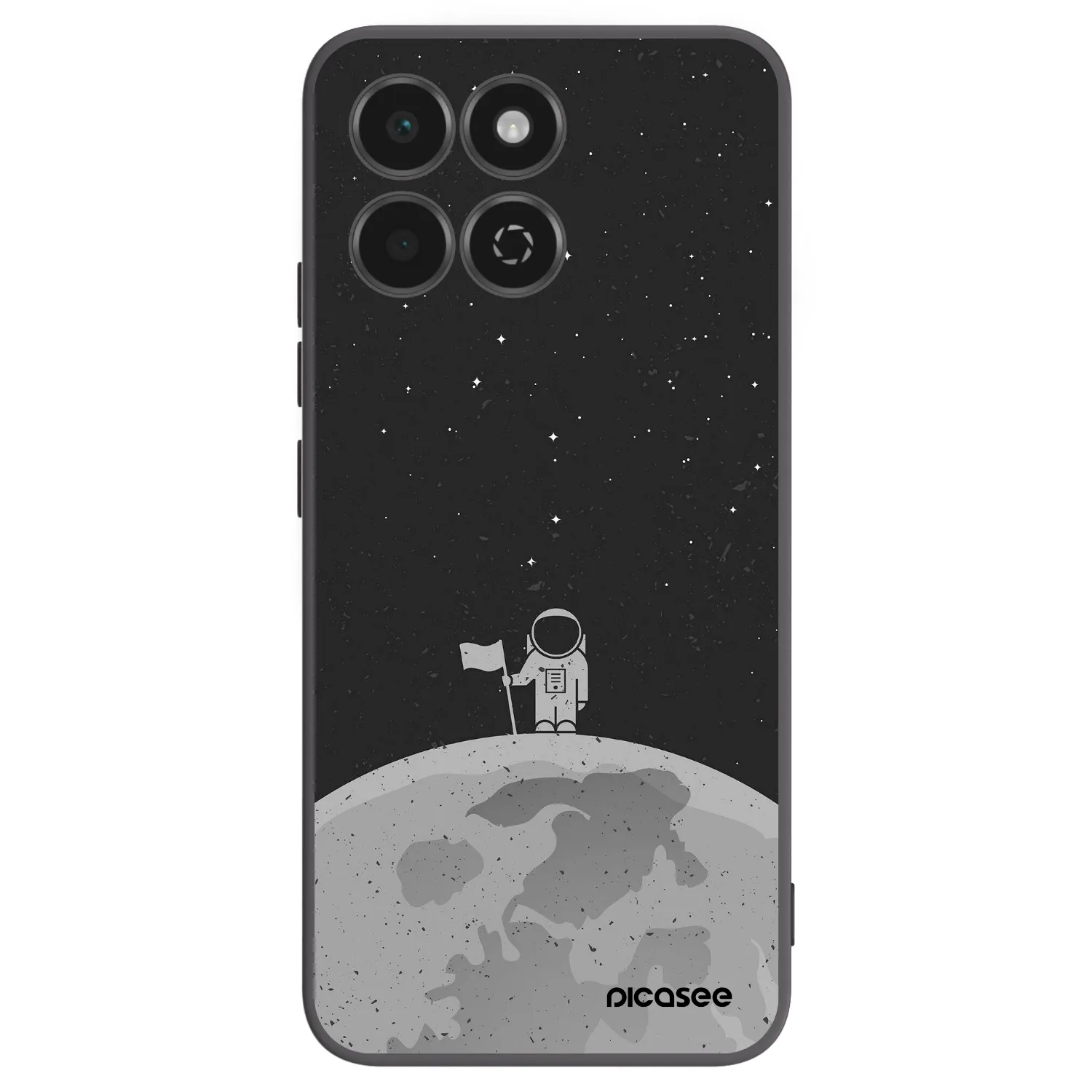Picasee husă neagră din silicon pentru Honor 200 Smart 5G - Astronaut