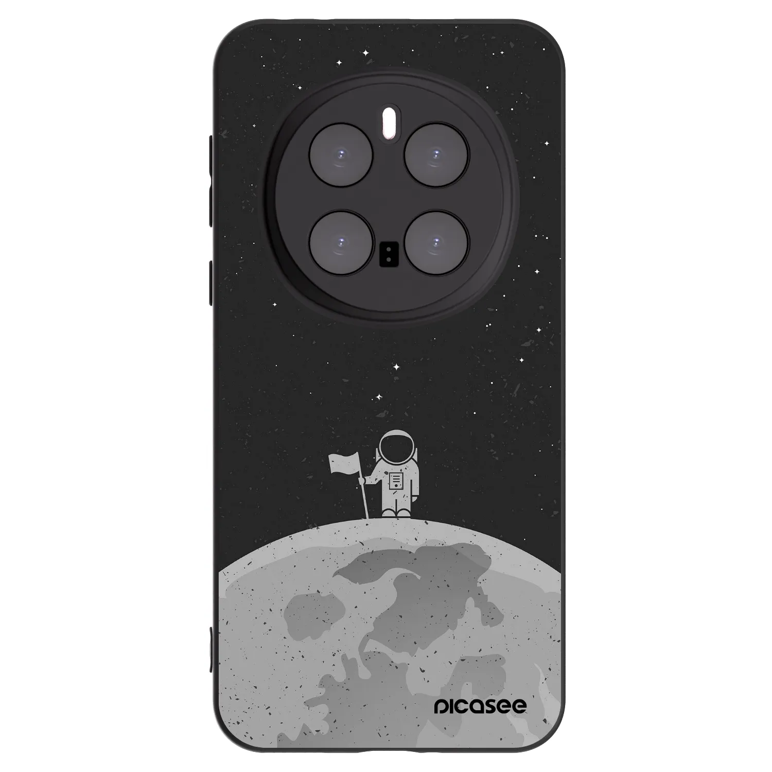 Picasee husă neagră din silicon pentru Honor Magic7 Pro 5G - Astronaut
