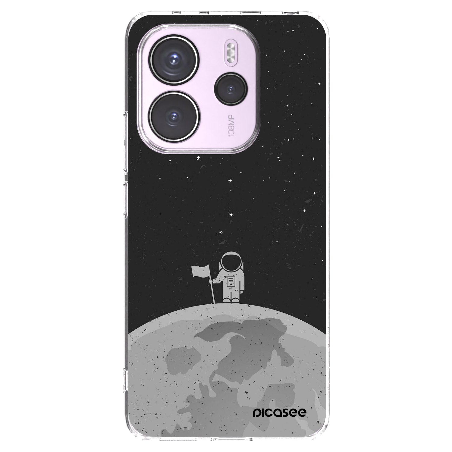Picasee husă transparentă din silicon pentru Xiaomi Redmi Note 14 4G - Astronaut