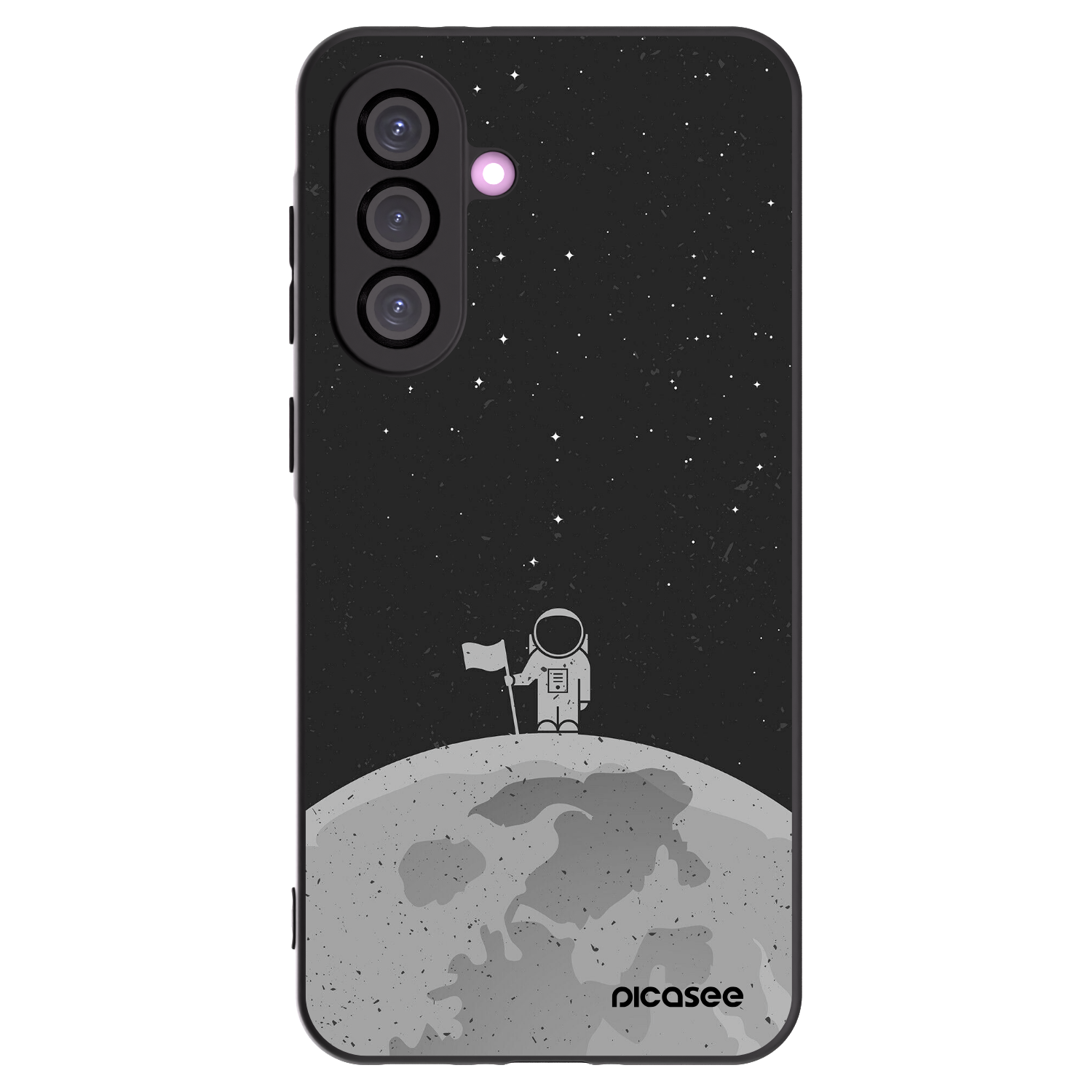 Picasee husă neagră din silicon pentru Samsung Galaxy A36 5G - Astronaut