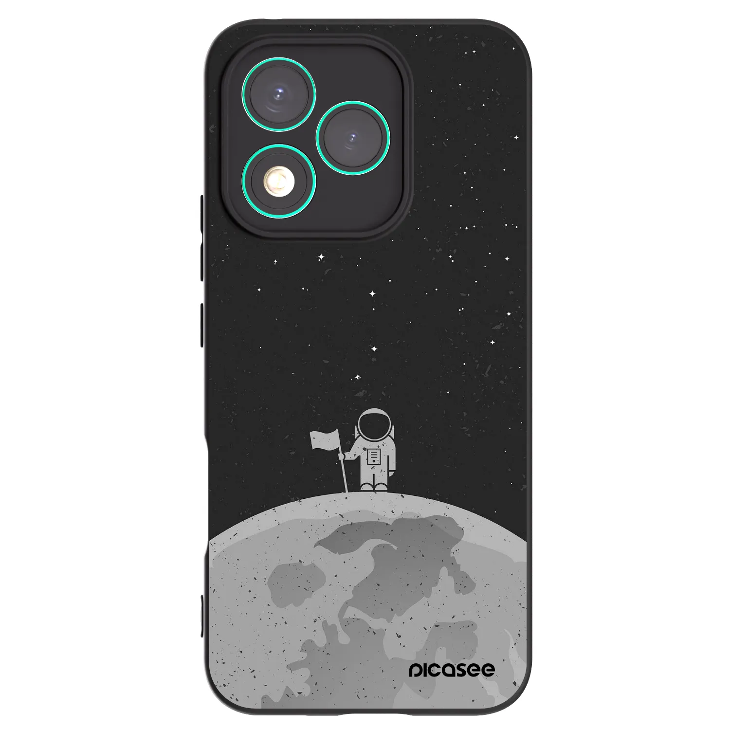 Picasee husă neagră din silicon pentru Honor 400 Lite 5G - Astronaut