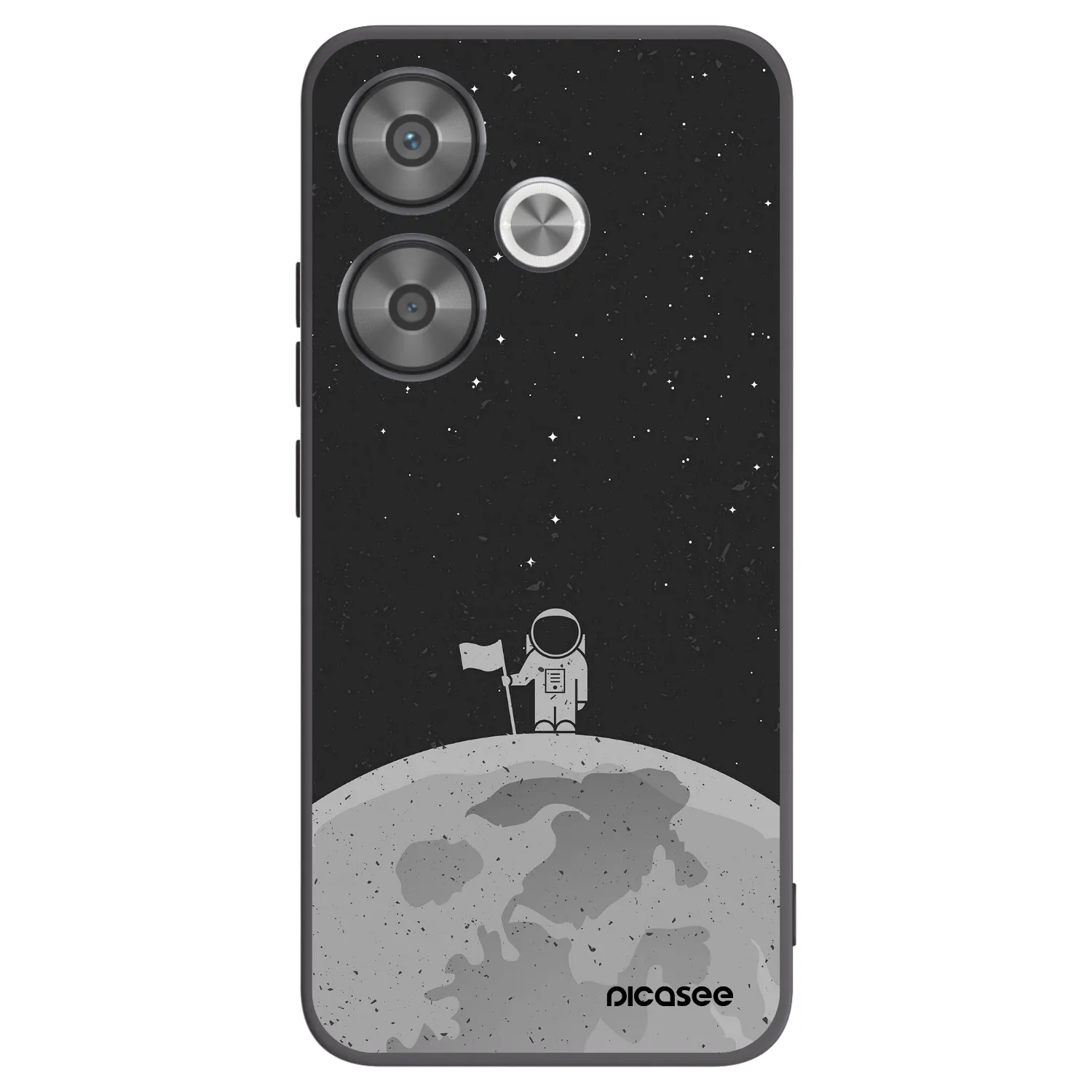 Picasee husă neagră din silicon pentru Xiaomi Poco F6 - Astronaut